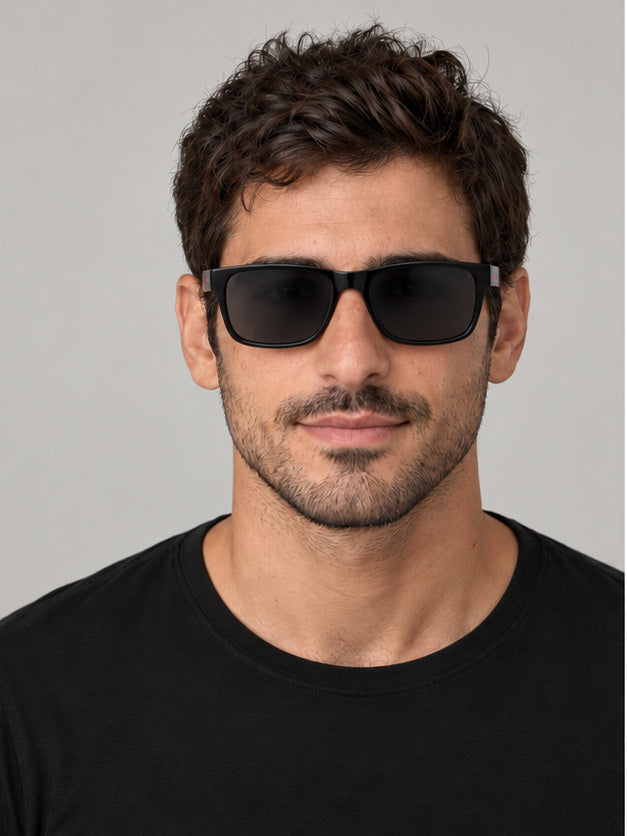 Hugo Men's 57 mm Black Sunglasses HG1260-S-807-57