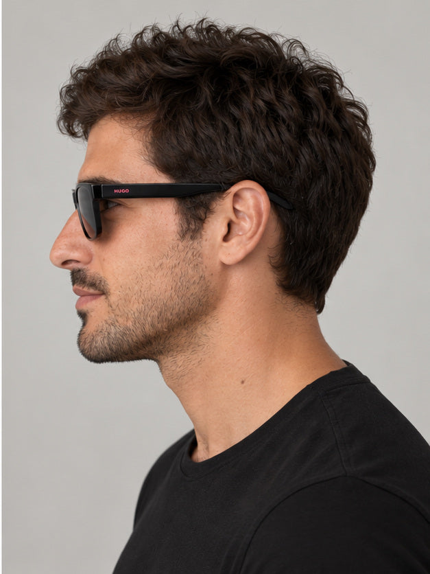 Hugo Men's 57 mm Black Sunglasses HG1260-S-807-57