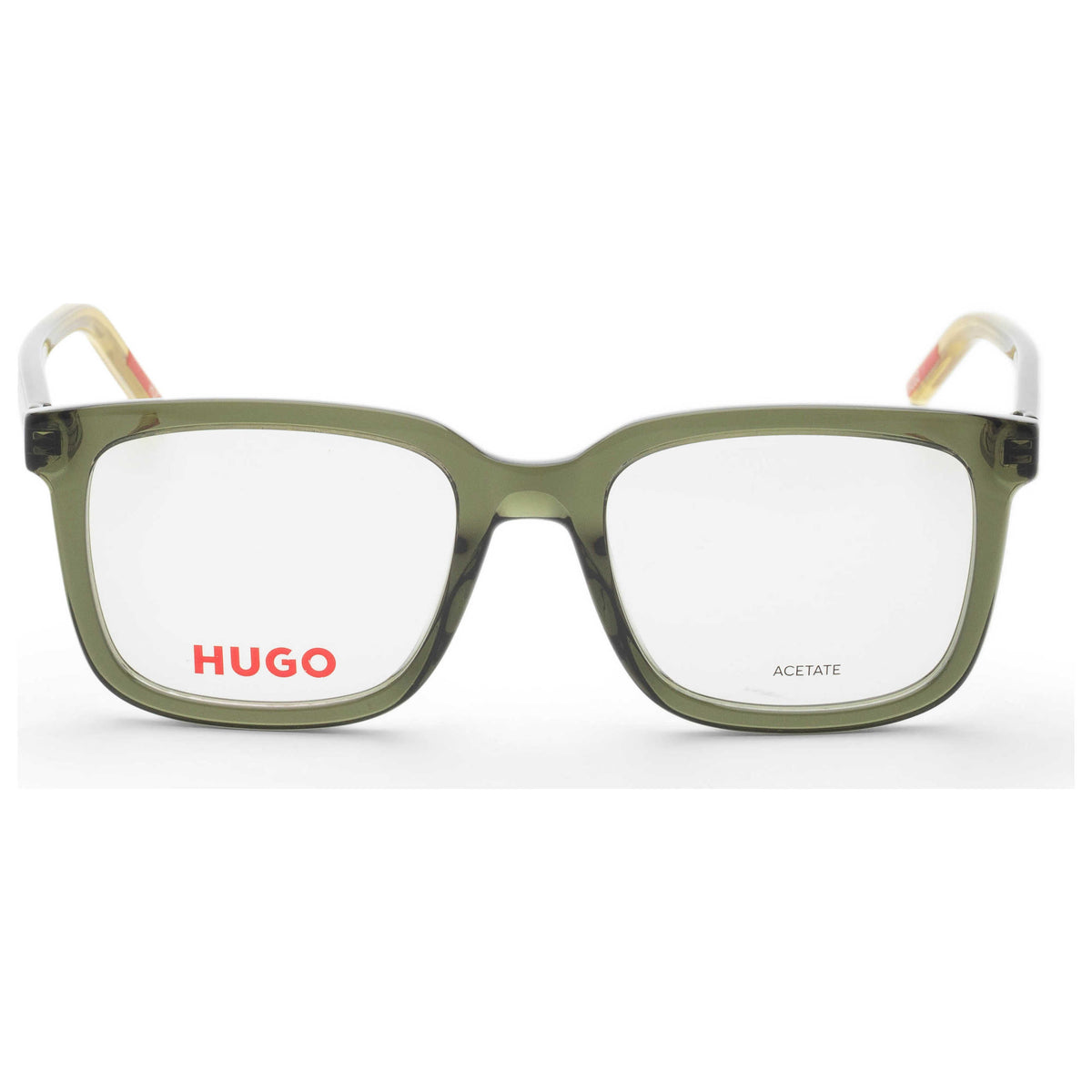משקפי ראייה Hugo Boss דגם Hg1261 לגברים 51 מ״מ בצבע ירוק צהוב