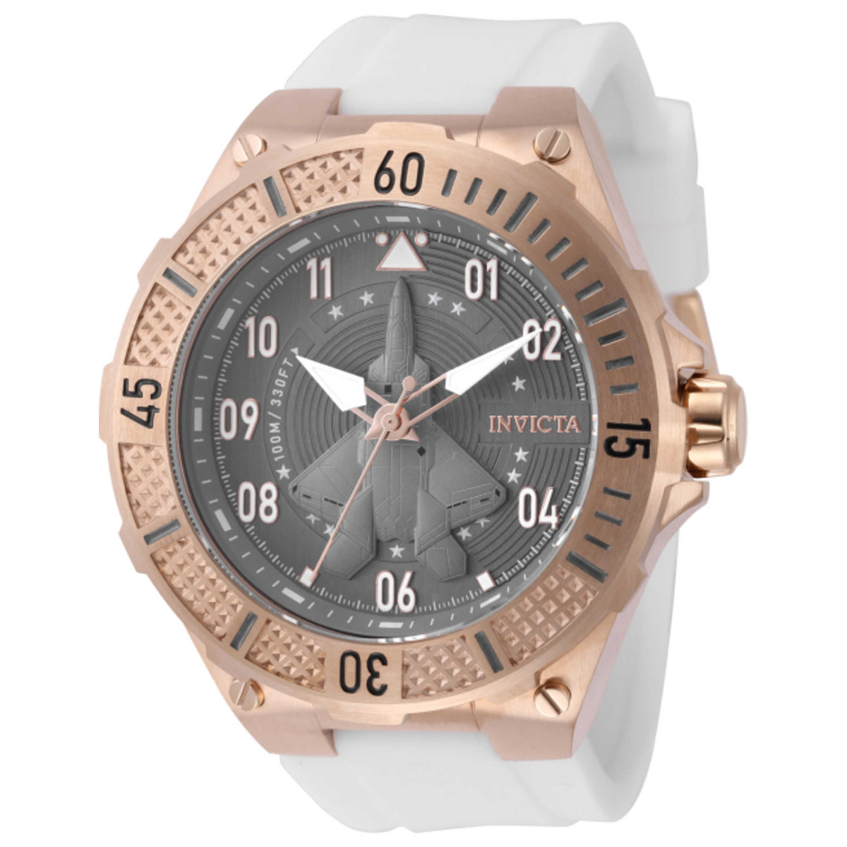 שעון לגבר Aviator של Invicta, קוורץ, 50 מ״מ