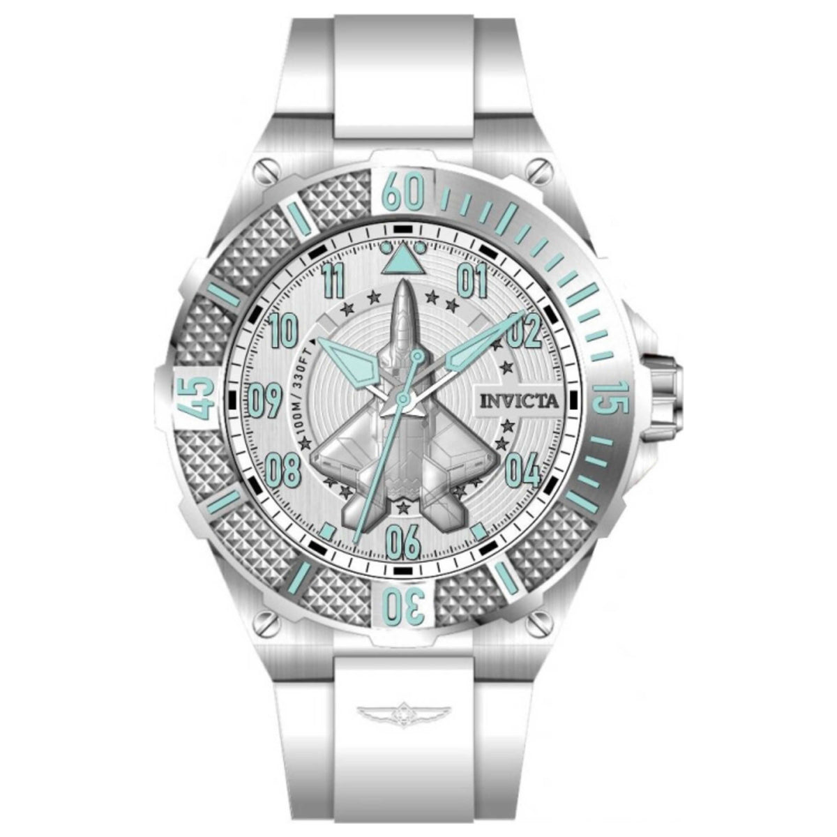 שעון לגבר Aviator של Invicta, קוורץ, 50 מ״מ