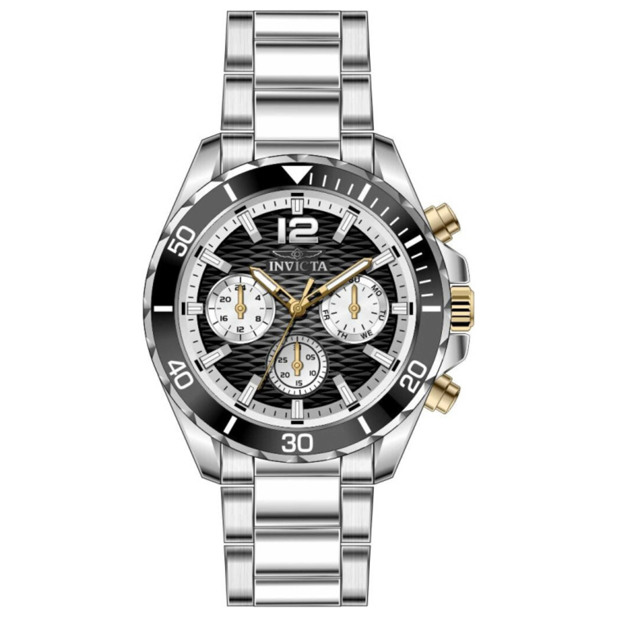 שעון Invicta דגם Pro Diver לגברים 43.5 מ״מ קוורץ