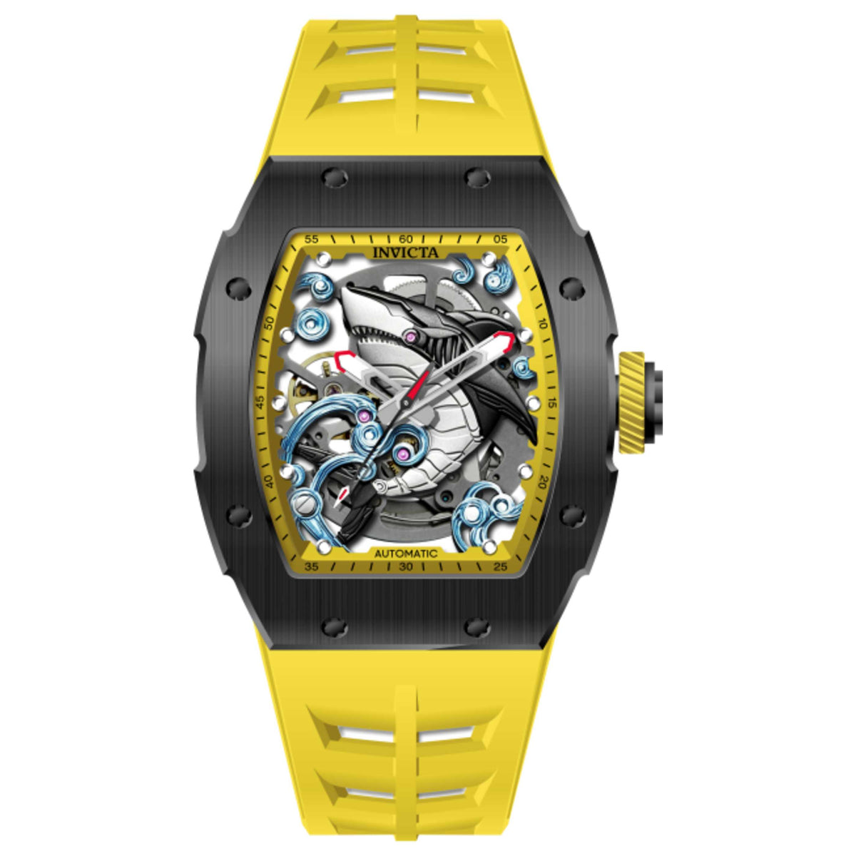 שעון Invicta דגם S1 Rally Shark לגברים 48 מ״מ אוטומטי
