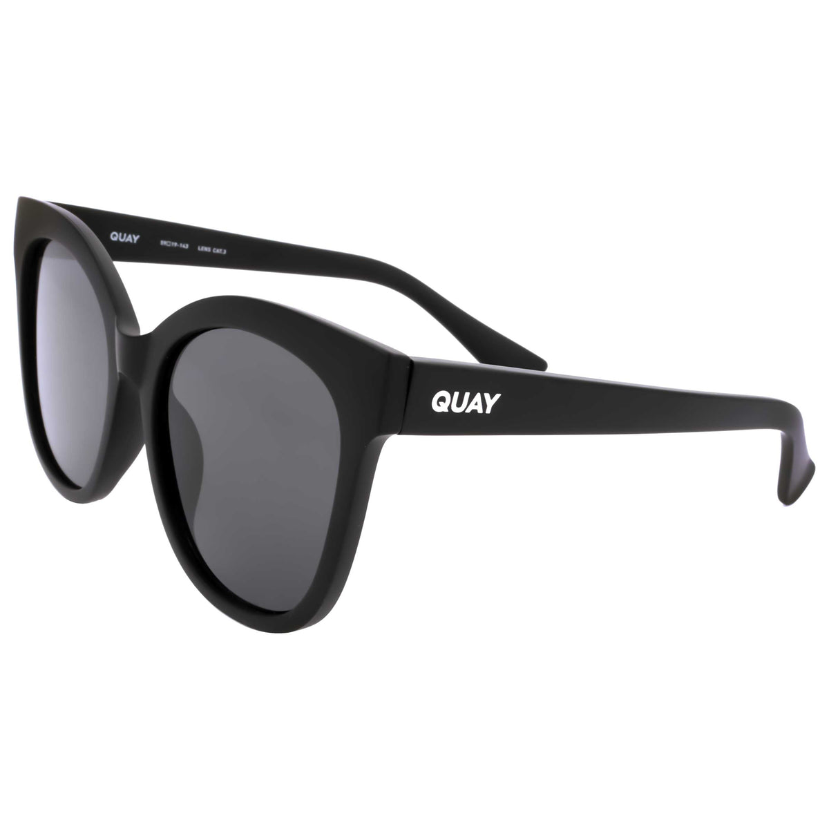משקפי שמש Quay לנשים 50 מ״מ בצבע שחור