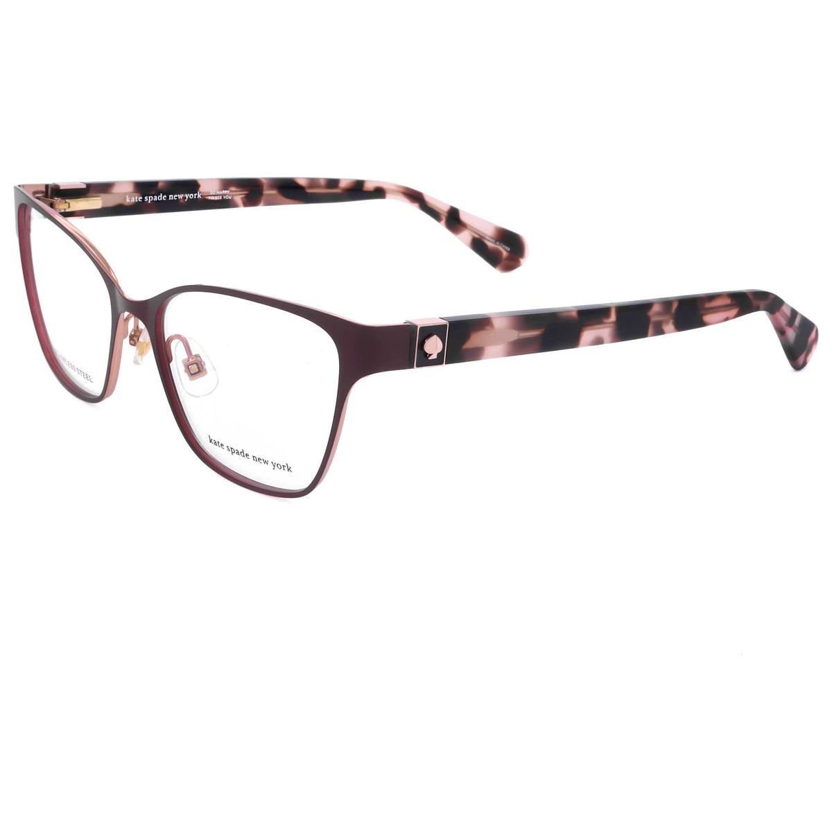 משקפי ראייה Kate Spade דגם Ivie לנשים 52 מ״מ בצבע שקוף Nude