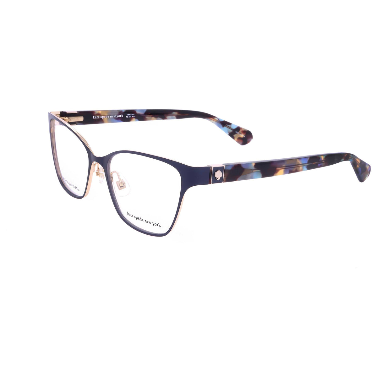 משקפי ראייה Kate Spade דגם Ivie לנשים 52 מ״מ בצבע זהב כחול