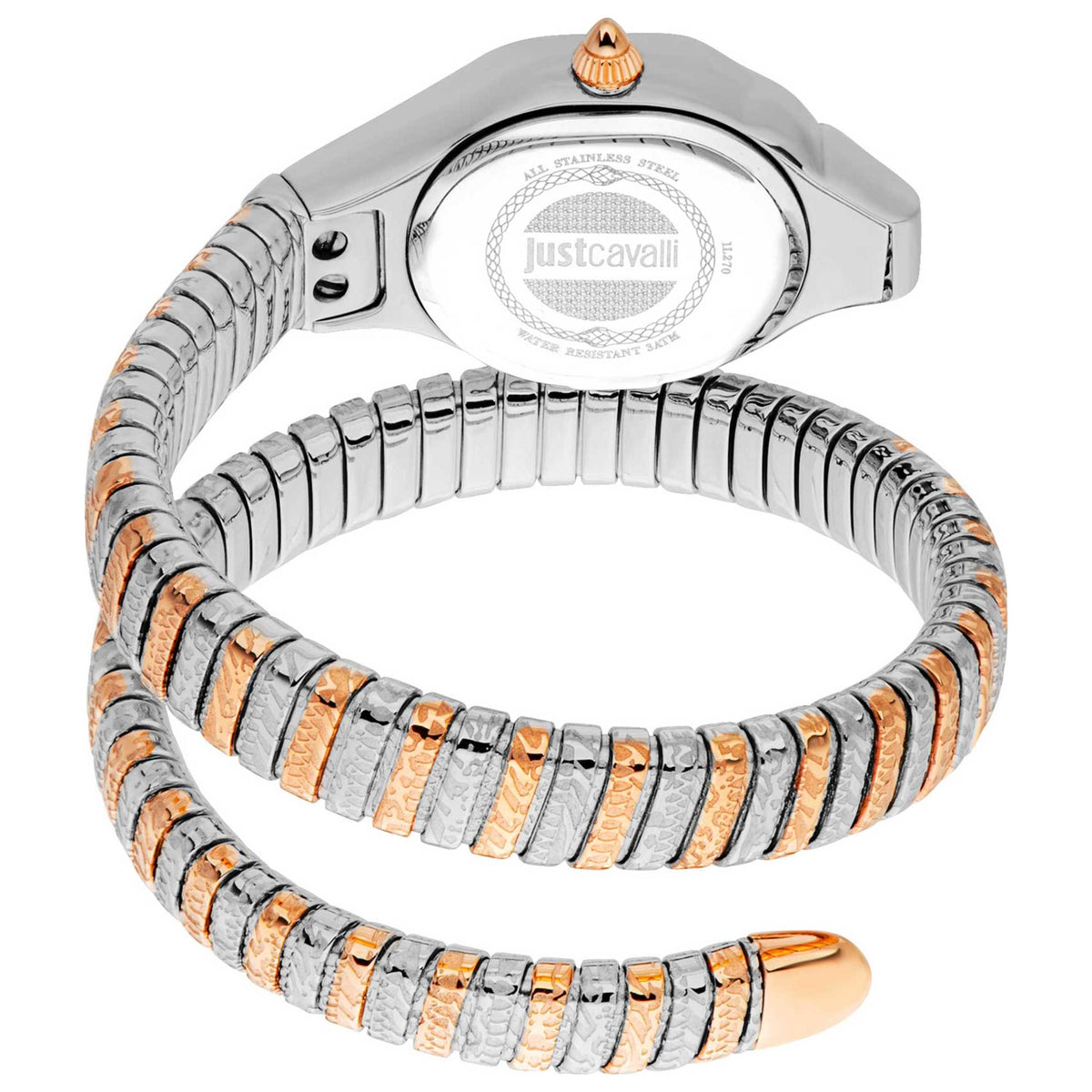 שעון לאישה Signature Snake של Just Cavalli, קוורץ, 22 מ״מ