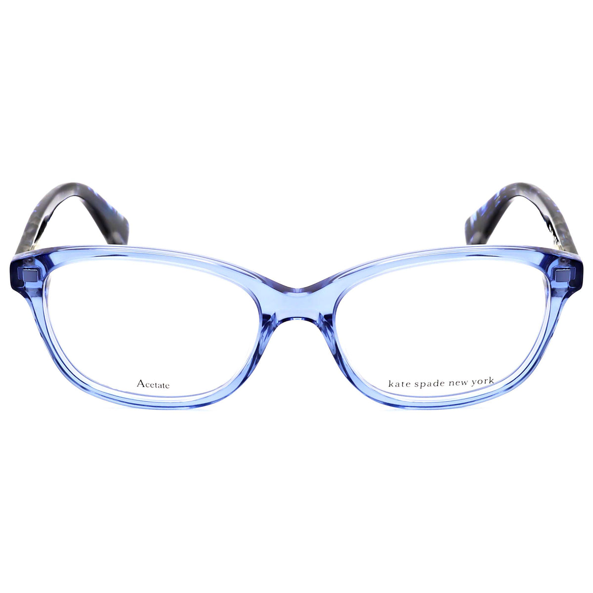 משקפי ראייה Kate Spade דגם Kids יוניסקס 48 מ״מ בצבע שקוף כחול הוואנה