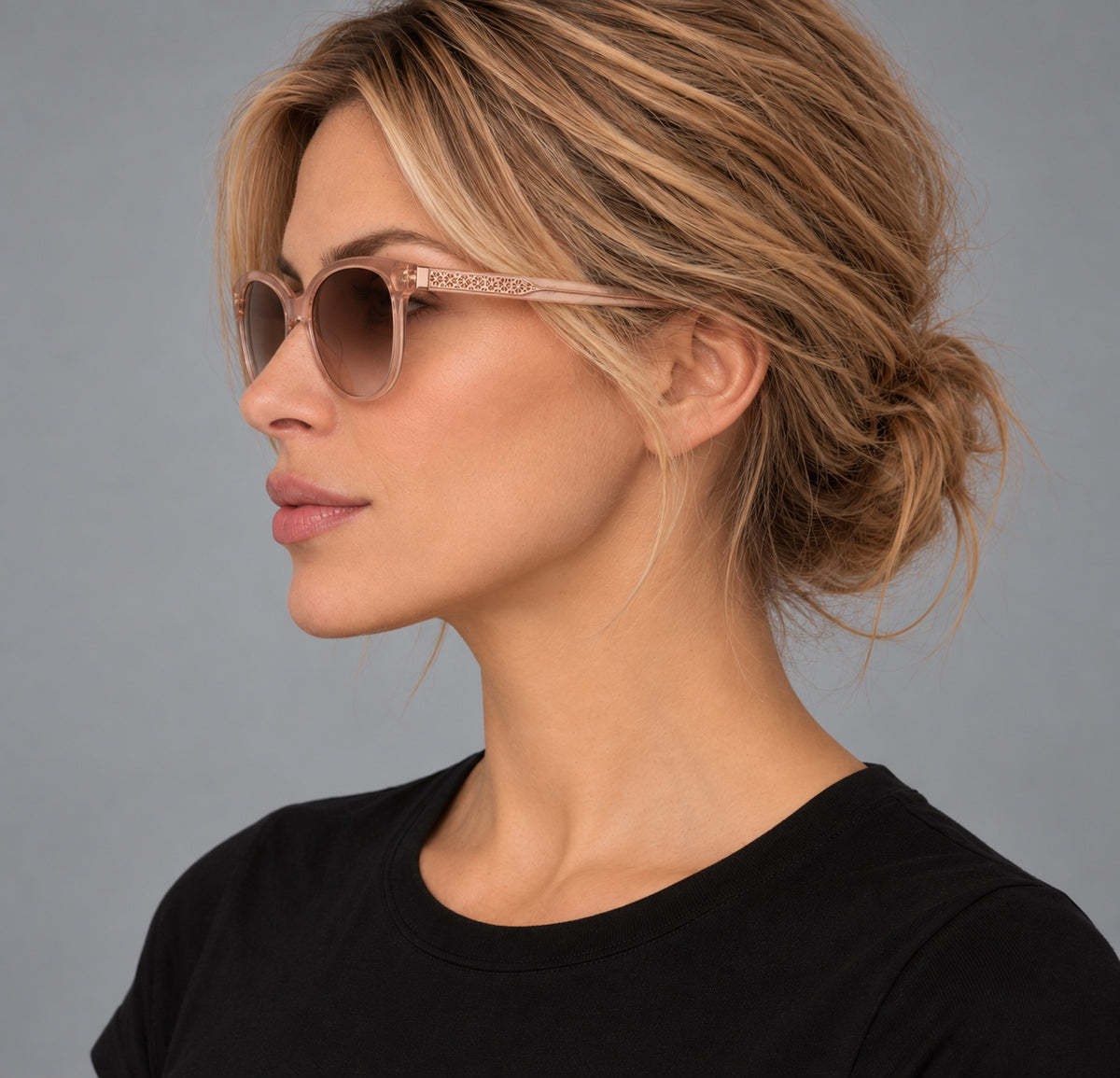 Kate Spade Women's 55mm Crystal Beige Sunglasses KINSLEY-F-S-2T3-55