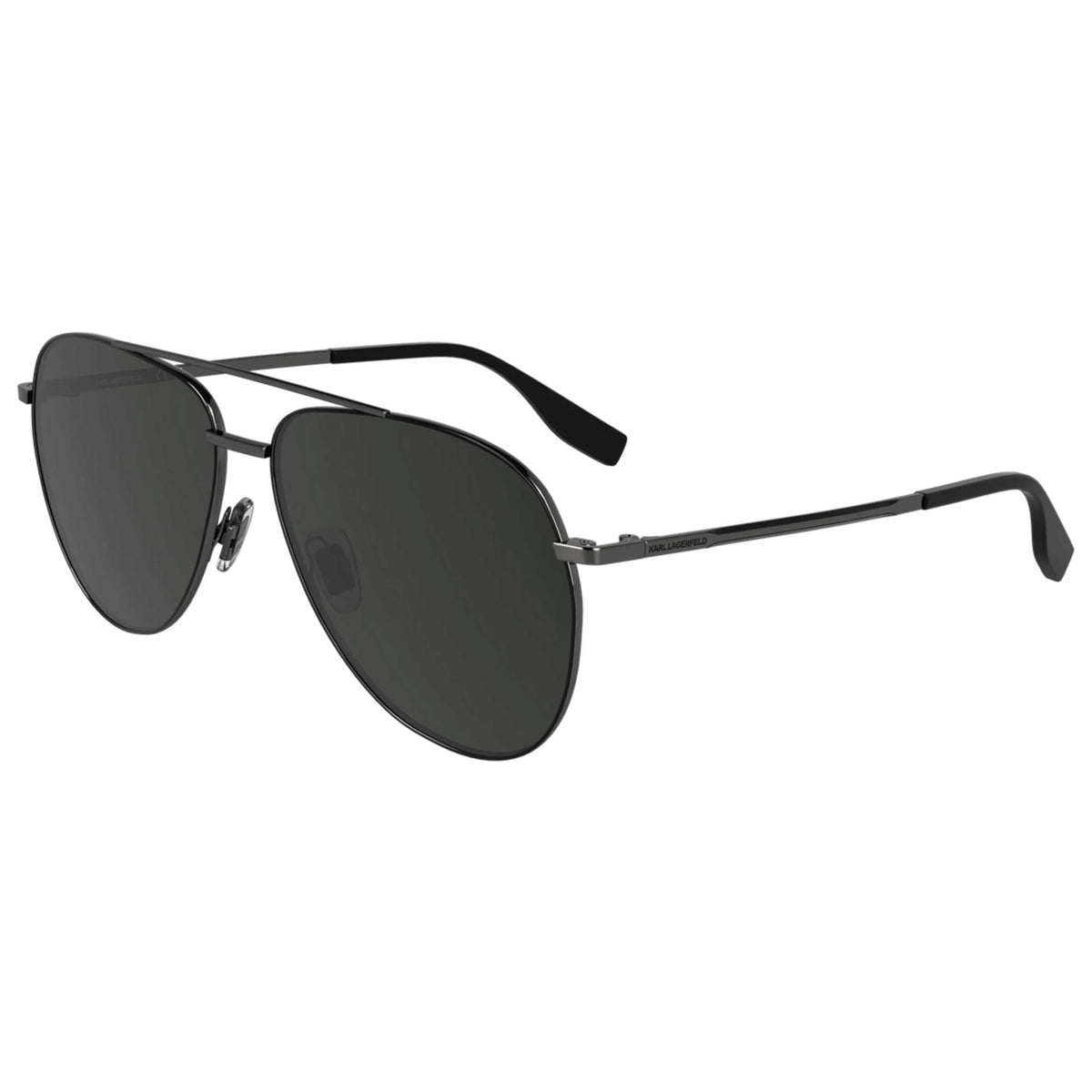 Karl Lagerfeld Unisex 59 mm Dark Gunmetal Sunglasses KL360SN-015-59