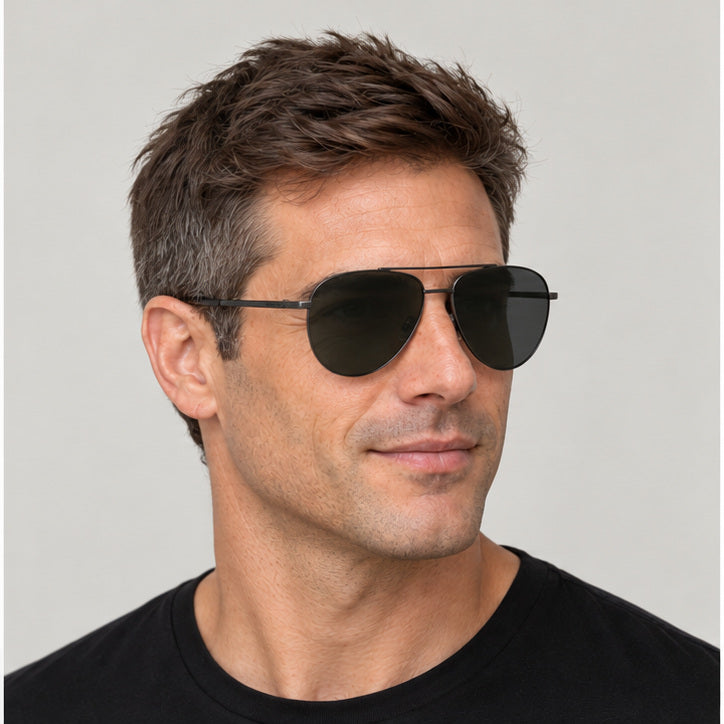 Karl Lagerfeld Unisex 59 mm Dark Gunmetal Sunglasses KL360SN-015-59