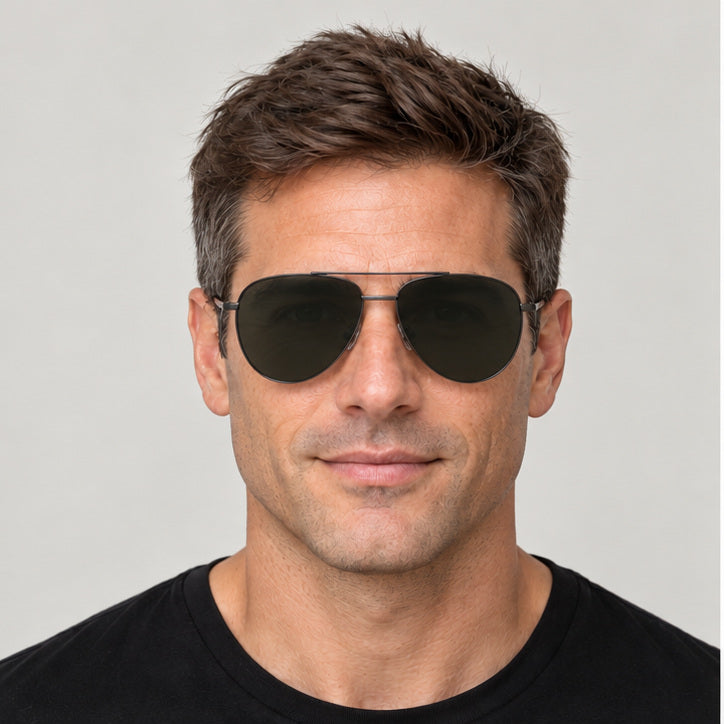 Karl Lagerfeld Unisex 59 mm Dark Gunmetal Sunglasses KL360SN-015-59