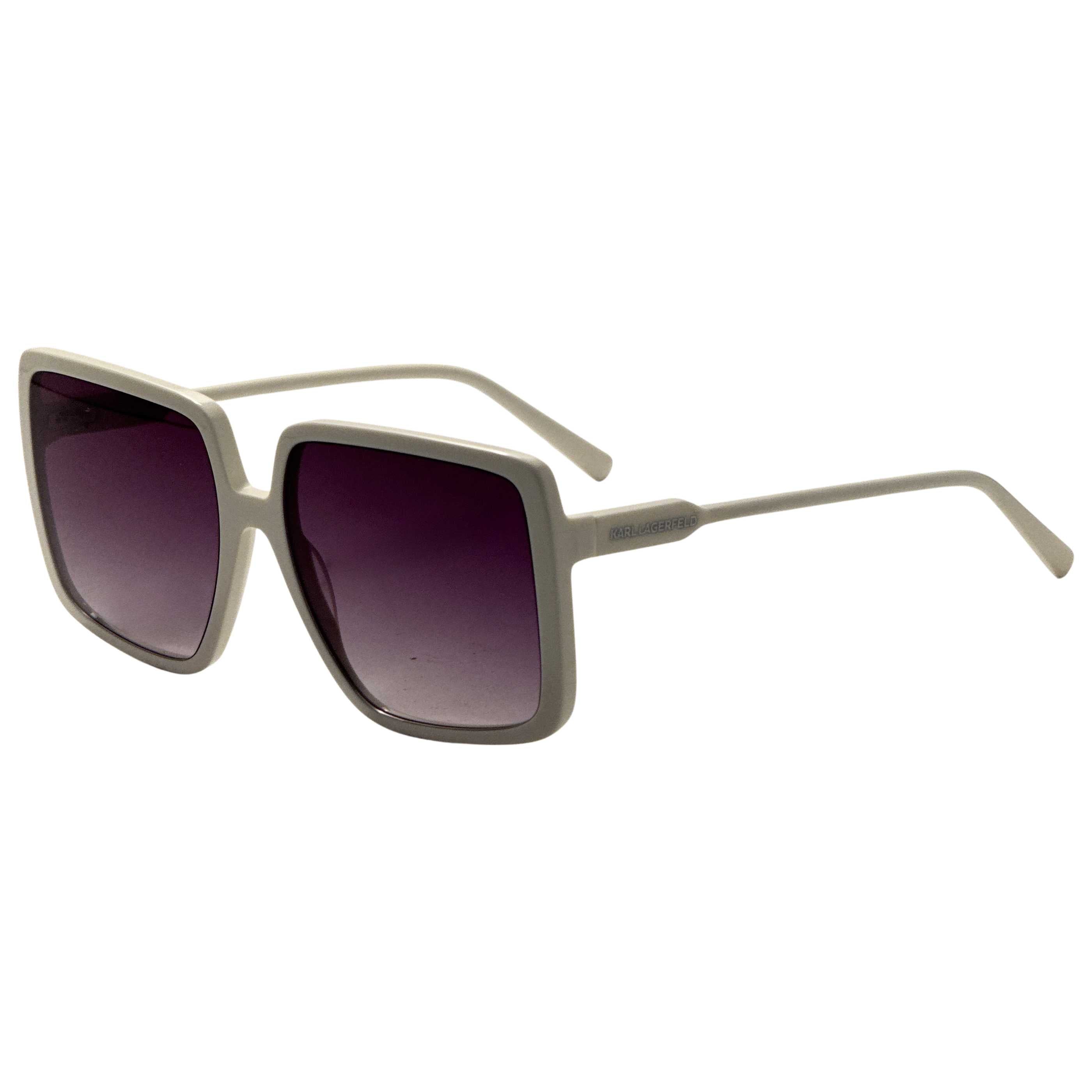 משקפי שמש Karl Lagerfeld דגם Kl6187S לנשים 58 מ״מ בצבע לבן