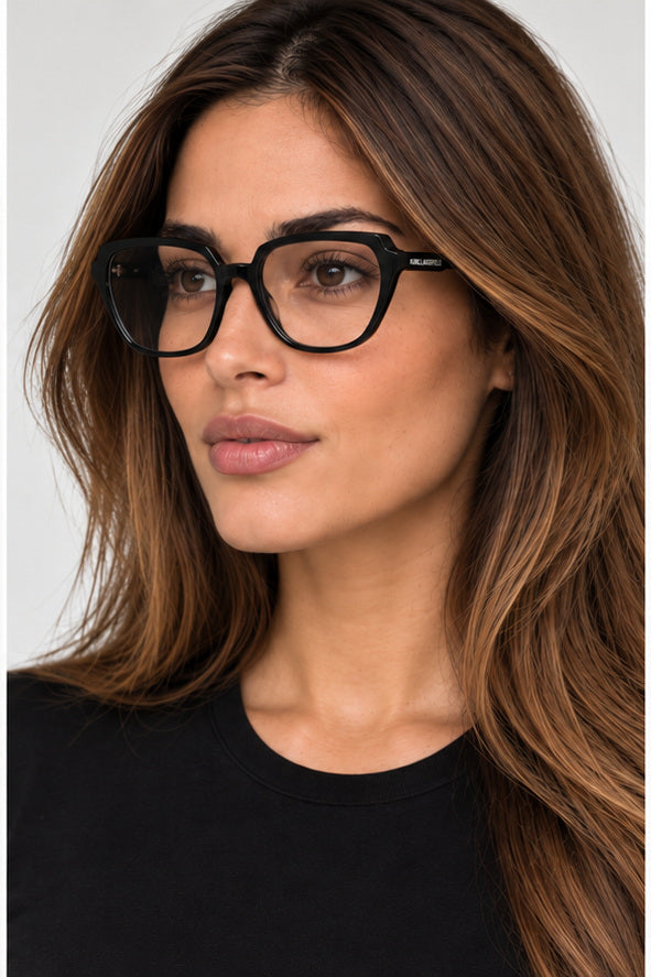 משקפי ראייה Karl Lagerfeld דגם KL6193-001-55 לנשים 55 מ״מ בצבע שחור