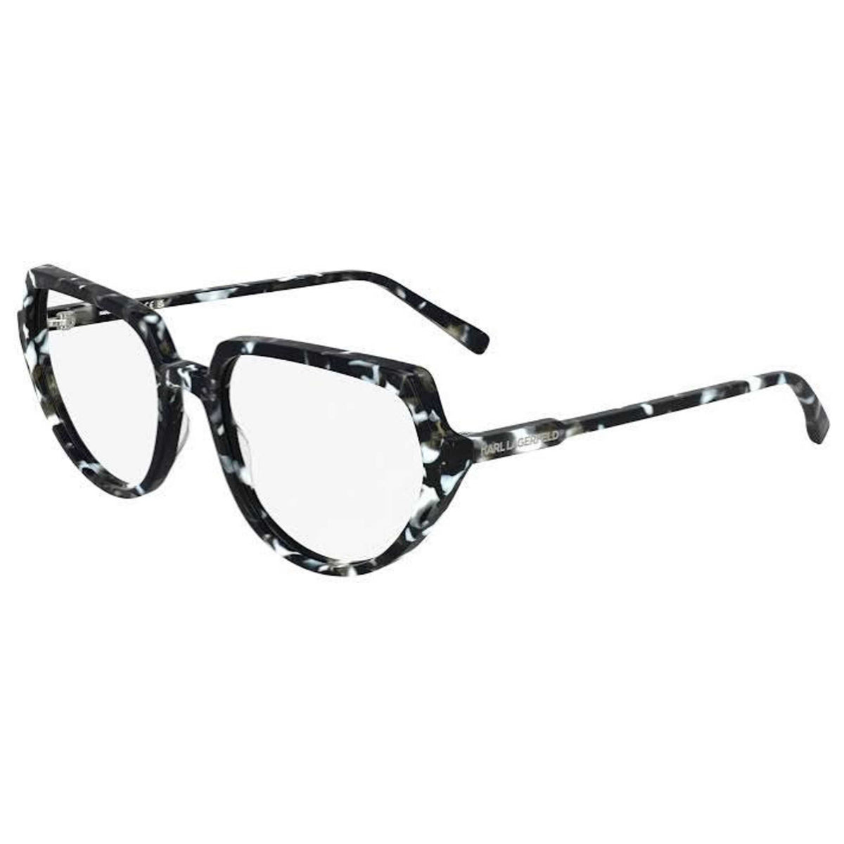 משקפי ראייה Karl Lagerfeld דגם KL6193-016-55 לנשים 55 מ״מ בצבע Marble Black