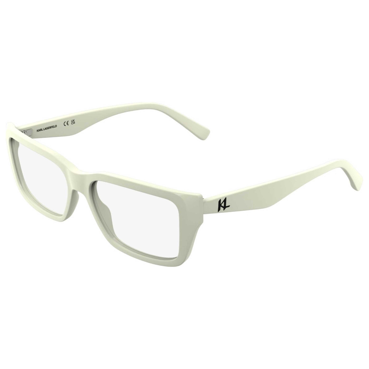 משקפי ראייה Karl Lagerfeld דגם KL6212-105-55 לנשים 55 מ״מ בצבע לבן