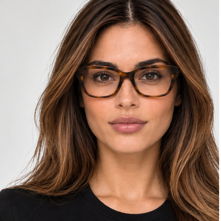 משקפי ראייה Longchamp דגם LO2742LN-230-52 לנשים 52 מ״מ בצבע טורטויז כהה