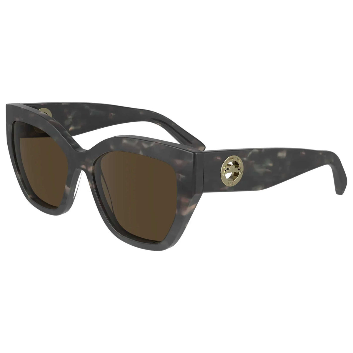 Longchamp Women's 55 mm Textured Green Sunglasses LO741S-306-55