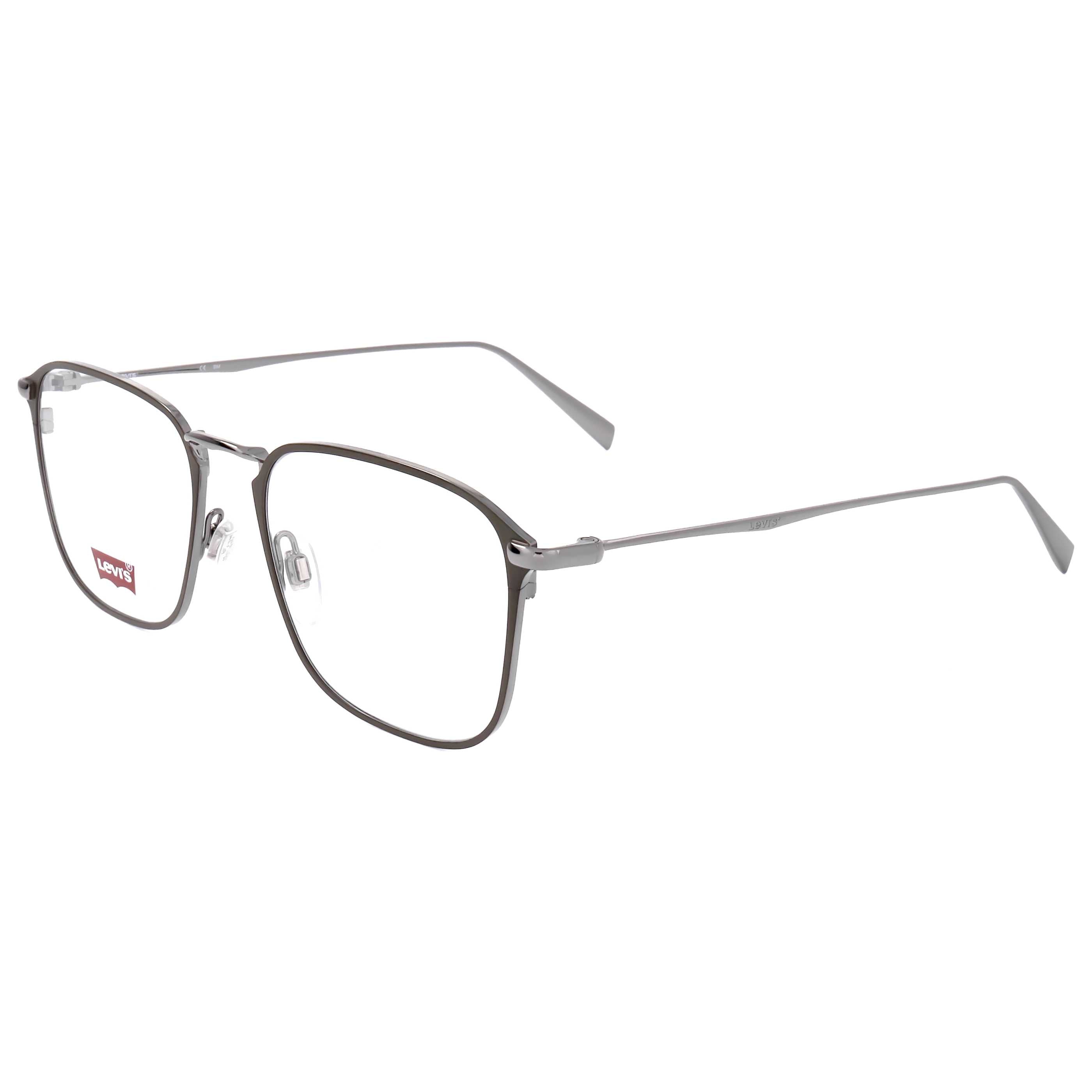 משקפי ראייה Levi's דגם Lv5000 לגברים 52 מ״מ בצבע מט Khaki
