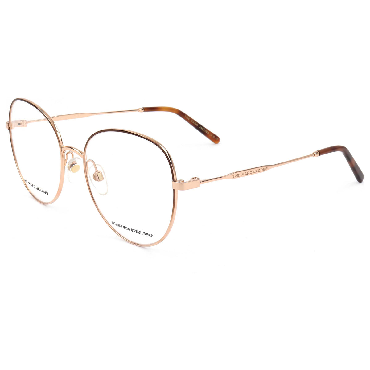משקפי ראייה Marc Jacobs דגם Marc590 יוניסקס 54 מ״מ בצבע זהב חום