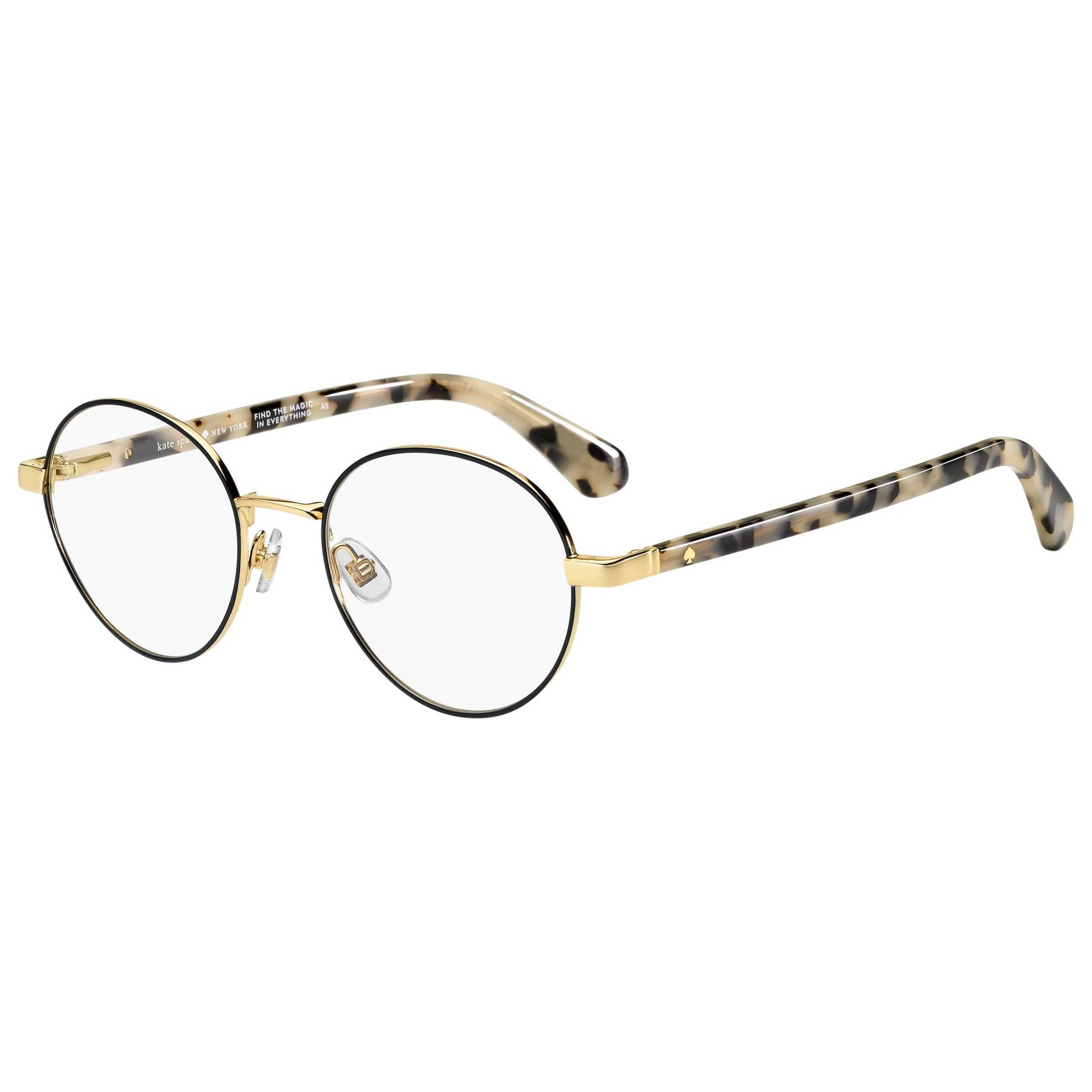 משקפי ראייה Kate Spade דגם Marciann לנשים 49 מ״מ בצבע זהב Marble אפור