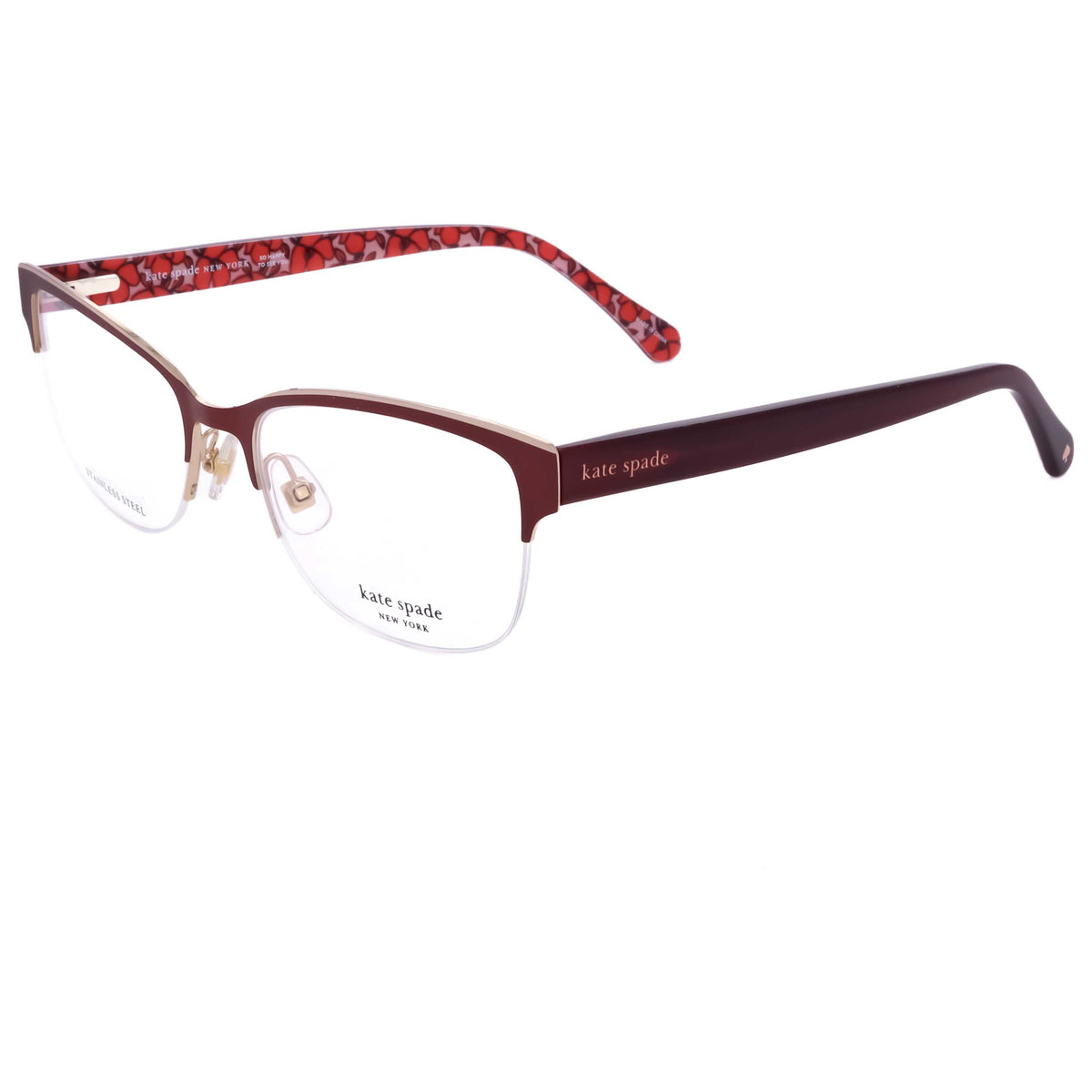 משקפי ראייה Kate Spade דגם Majorie לנשים 52 מ״מ בצבע שחור Patterned