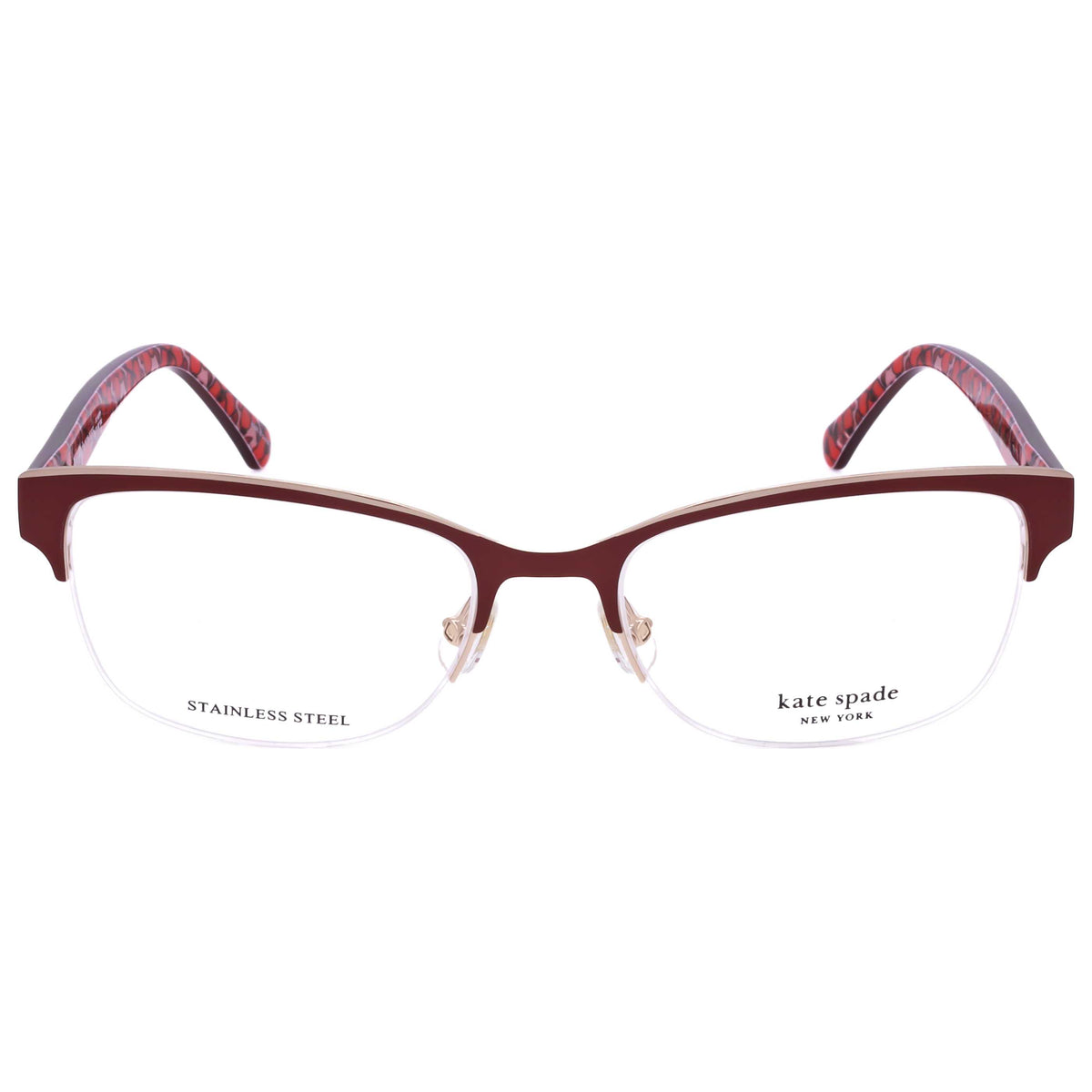 משקפי ראייה Kate Spade דגם Majorie לנשים 52 מ״מ בצבע שחור Patterned