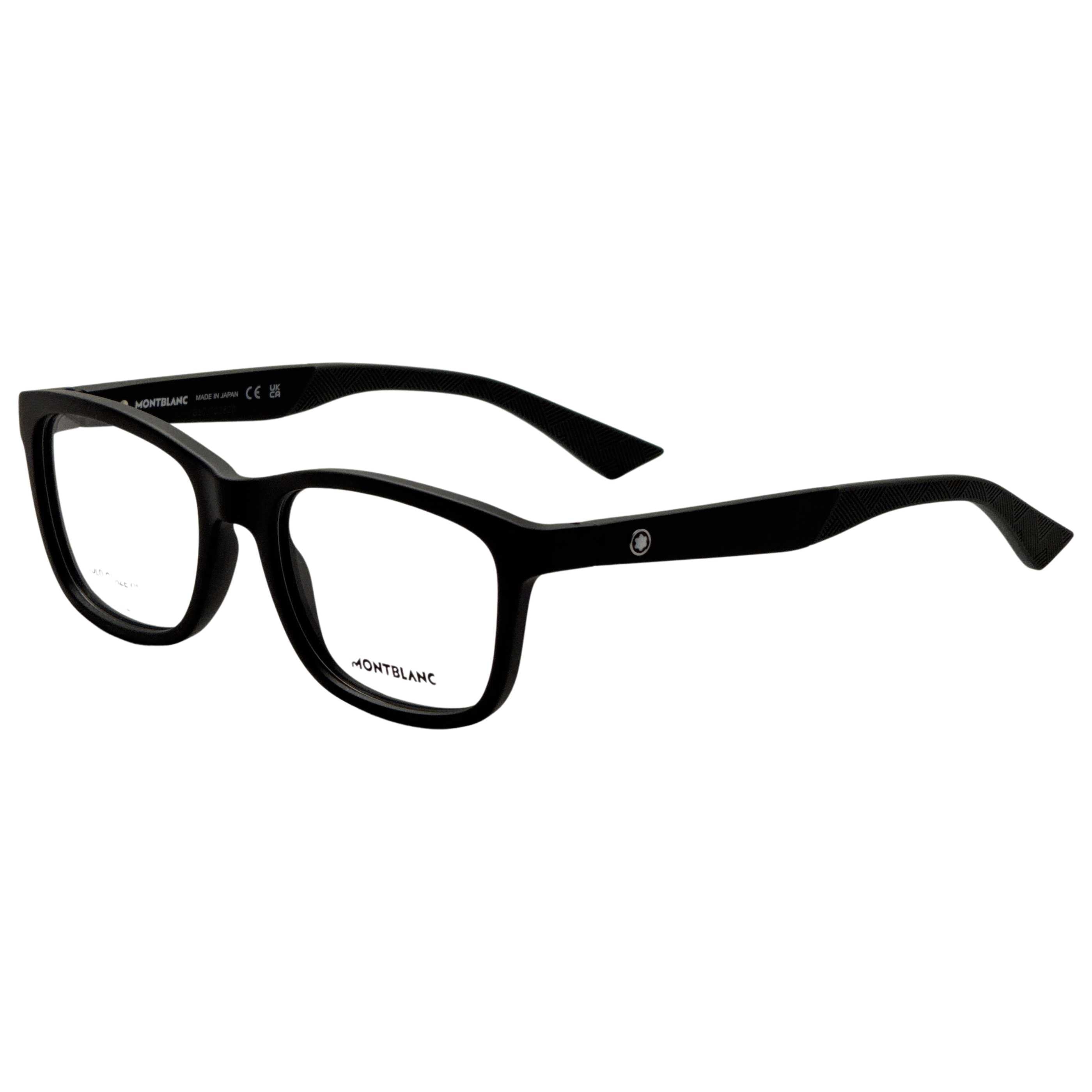 משקפי ראייה Montblanc דגם Mb0401O לגברים 55 מ״מ בצבע שחור