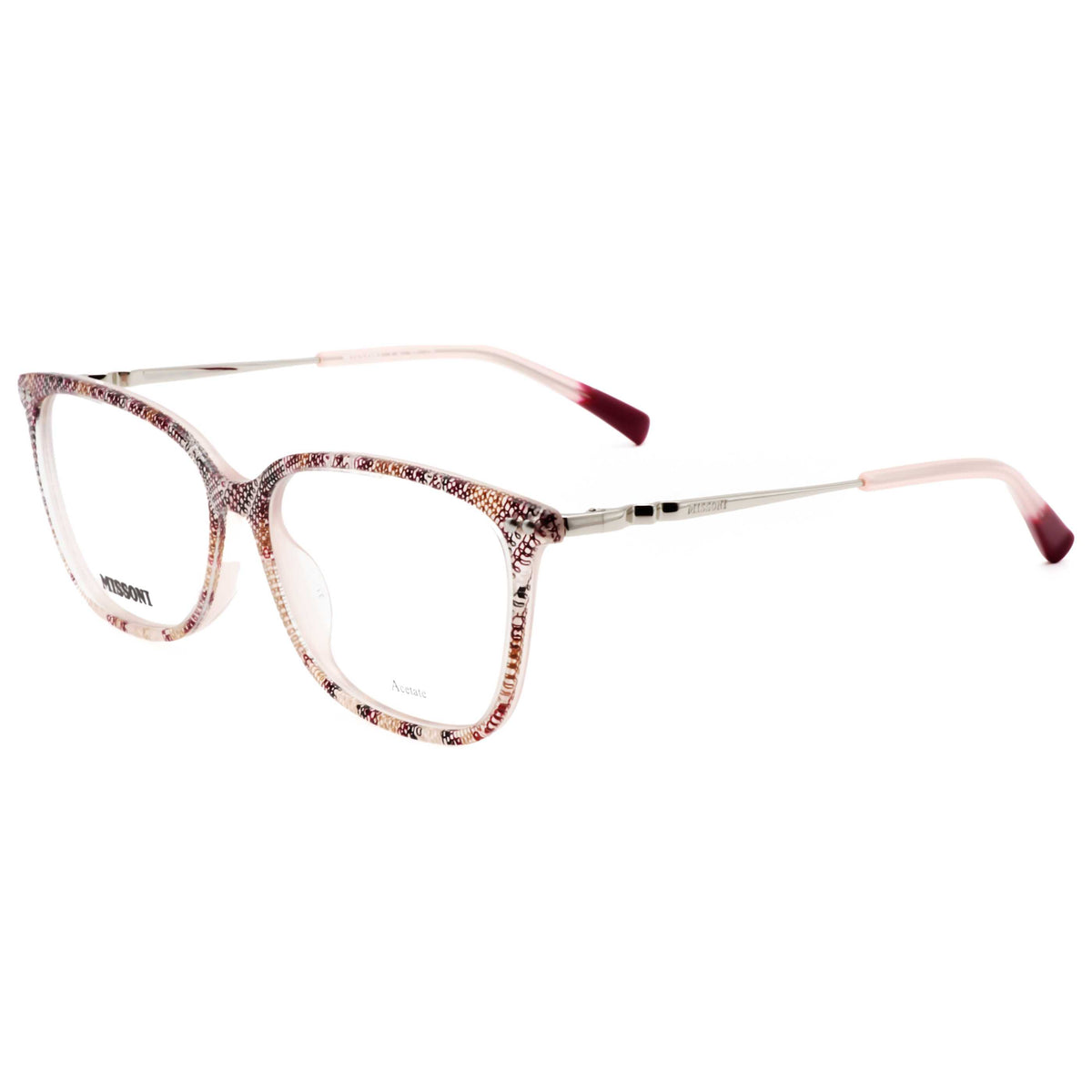 משקפי ראייה Missoni דגם Mis0085 לנשים 53 מ״מ בצבע Cherry Pattren ורוד