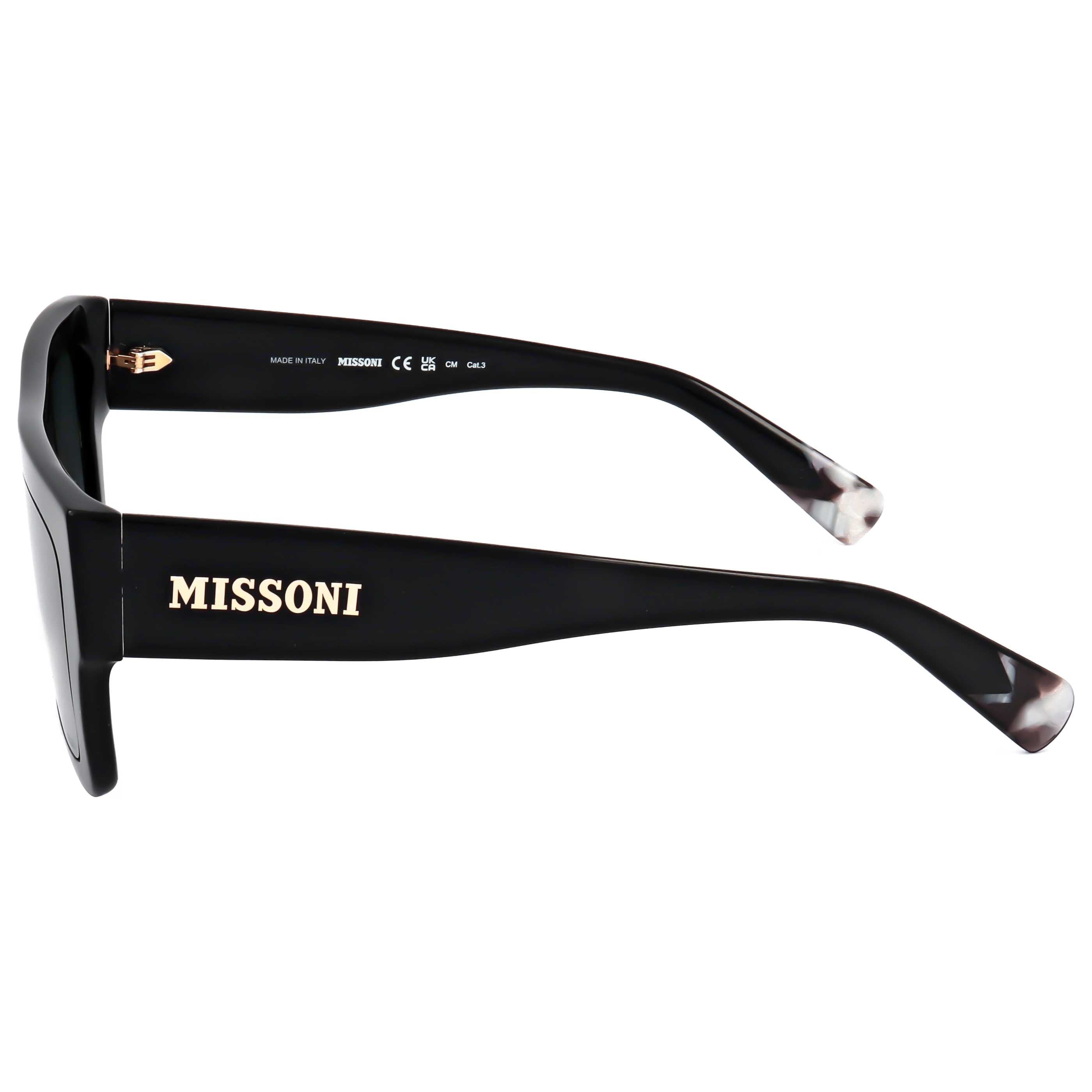 משקפי שמש Missoni דגם Mis0129 לנשים 53 מ״מ בצבע שחור