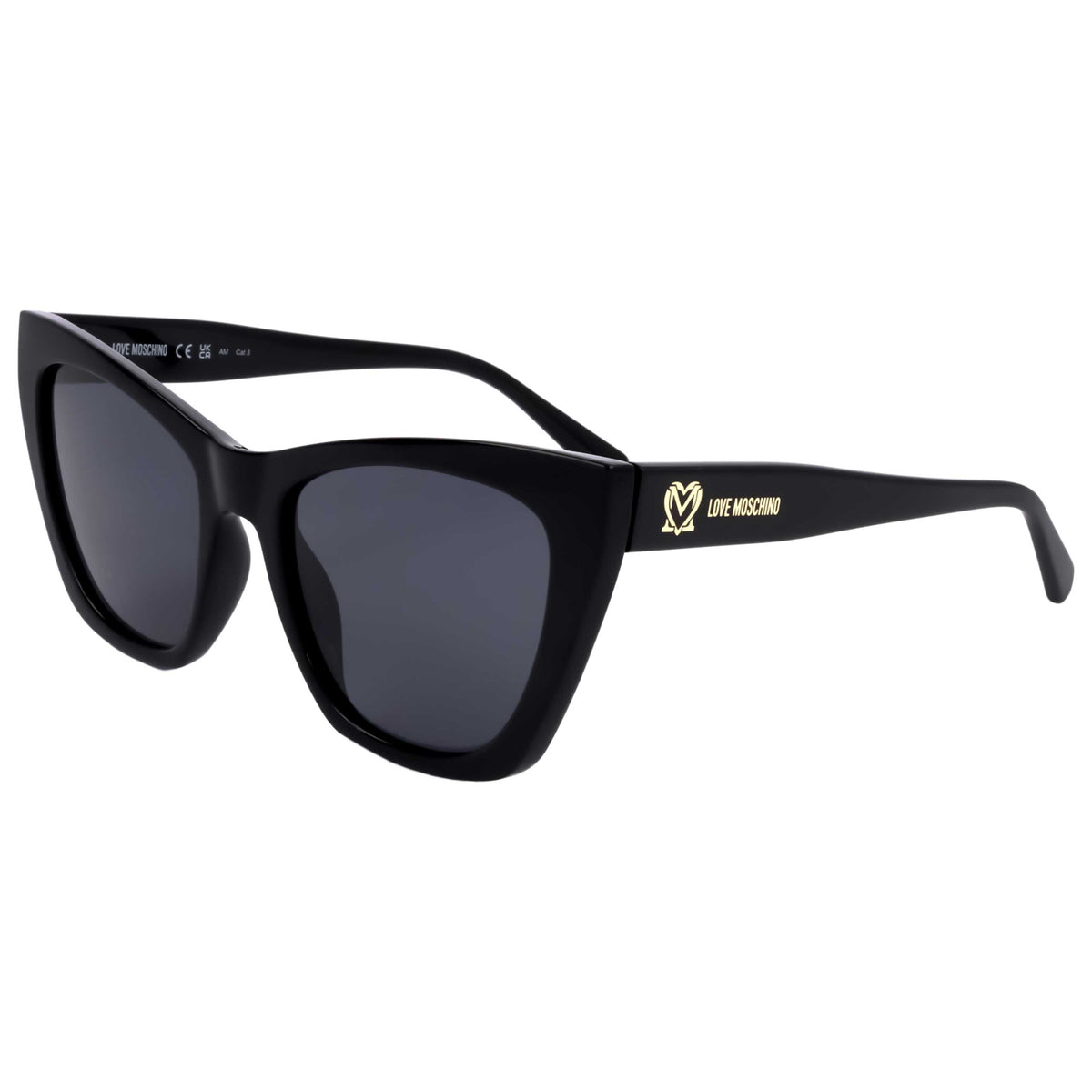 משקפי שמש Love Moschino לנשים 53 מ״מ בצבע שחור