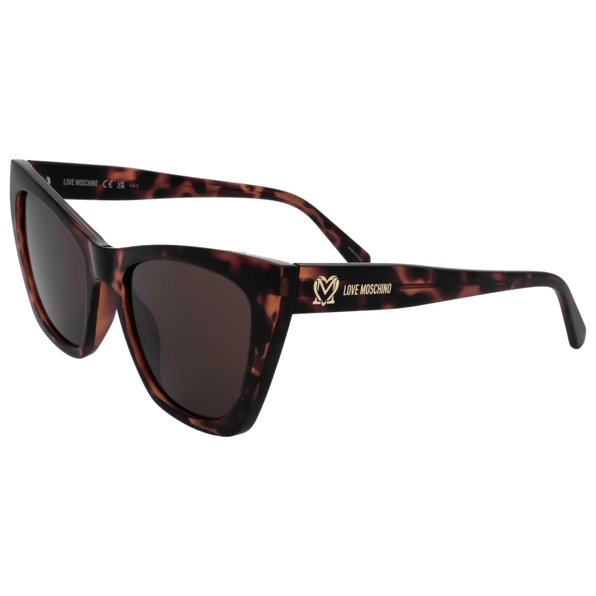 משקפי שמש Love Moschino לנשים 53 מ״מ בצבע הוואנה