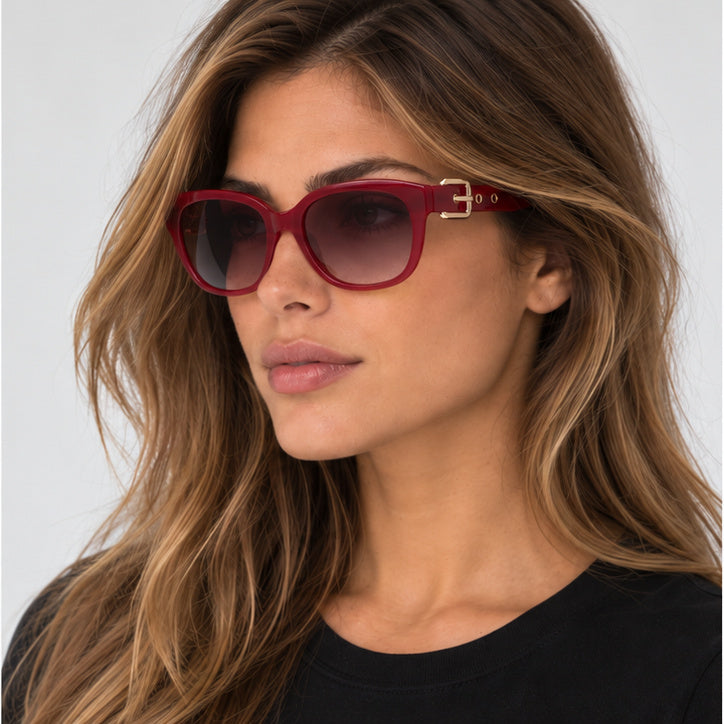 משקפי שמש Moschino דגם Mos143 לנשים 54 מ״מ בצבע אדום