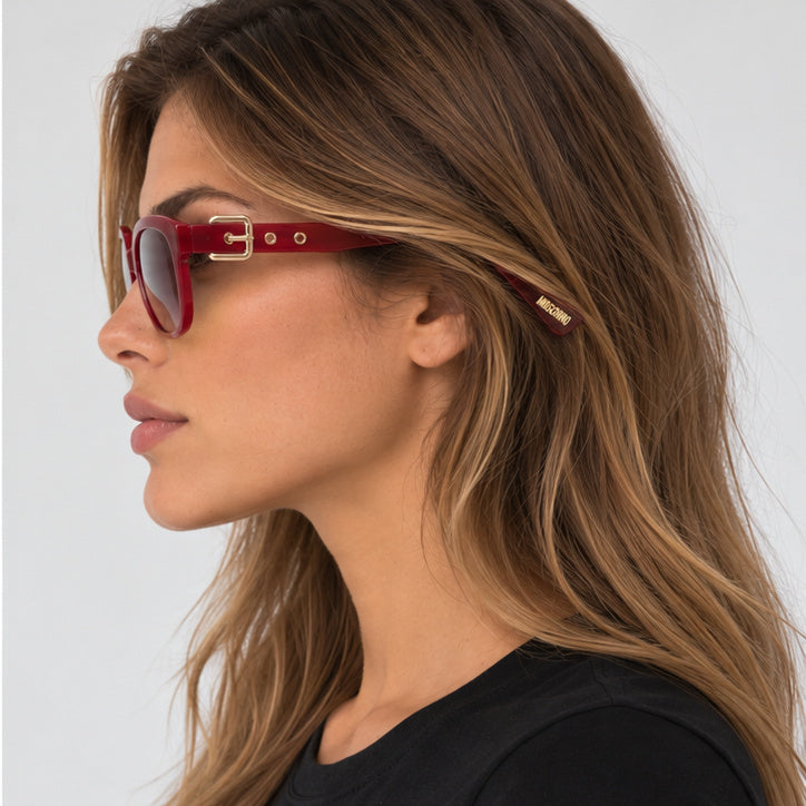משקפי שמש Moschino דגם Mos143 לנשים 54 מ״מ בצבע אדום