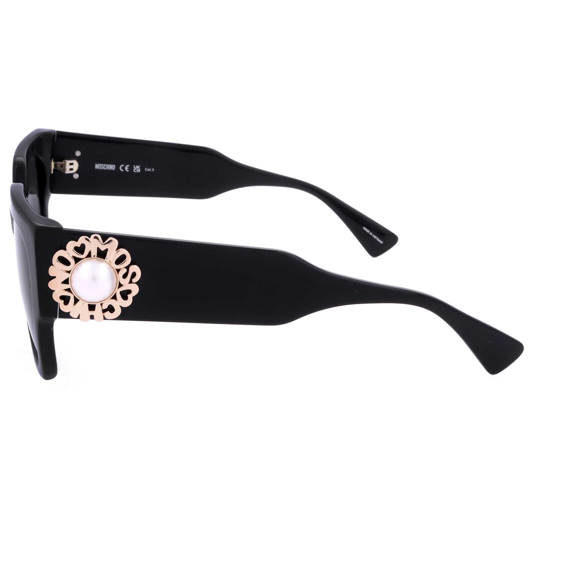 משקפי שמש Moschino דגם Mos153 לנשים 52 מ״מ בצבע שחור