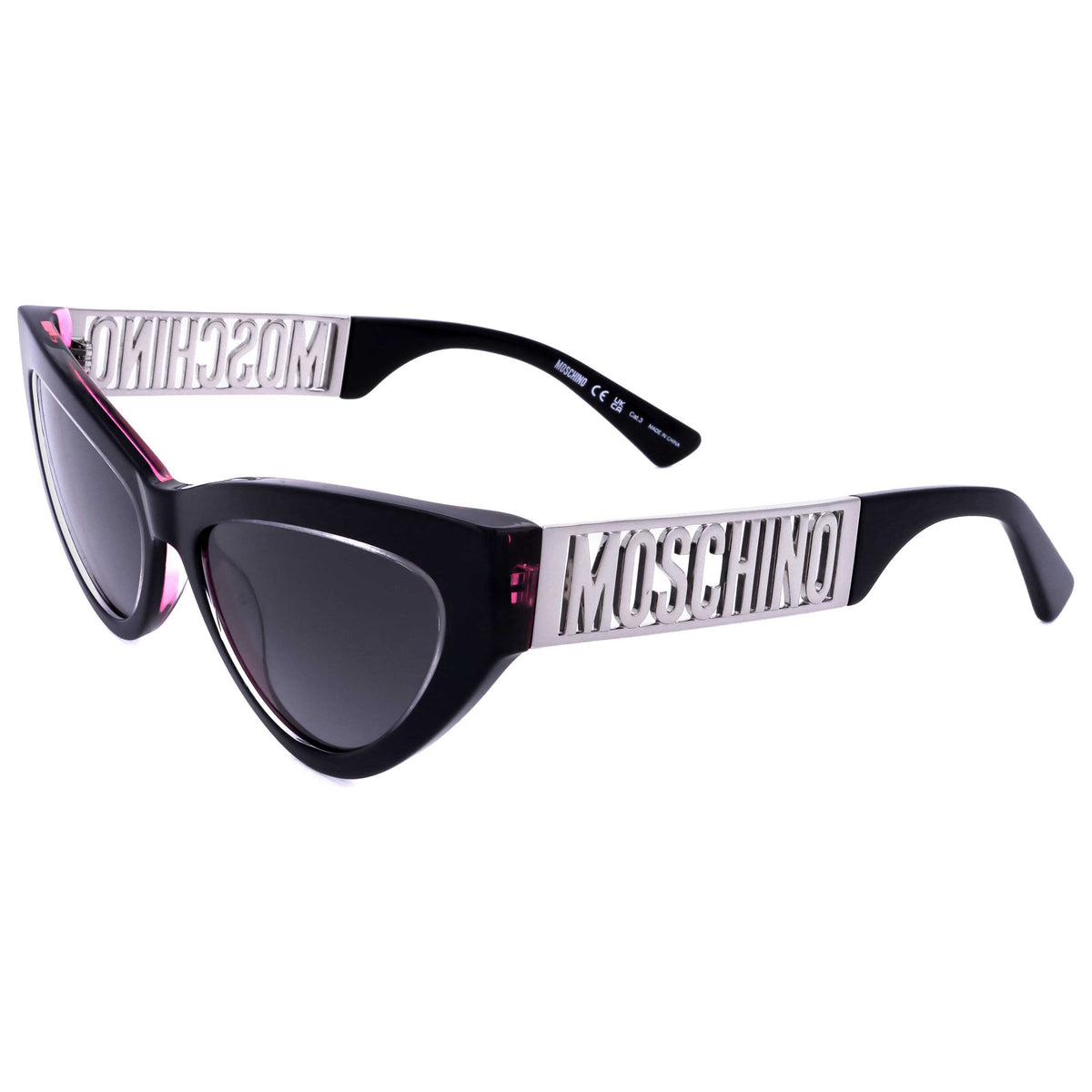 משקפי שמש Moschino דגם MOS170-S-4WC-55 לנשים 55 מ״מ בצבע Metalized Grey