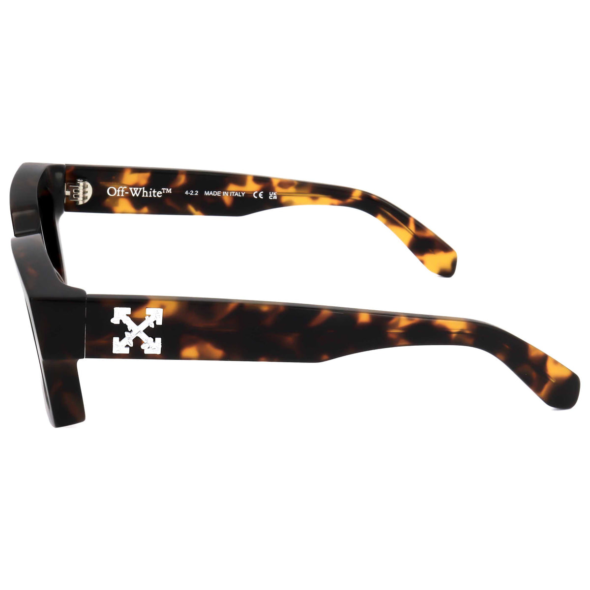 משקפי שמש Off-White יוניסקס 99 מ״מ בצבע הוואנה