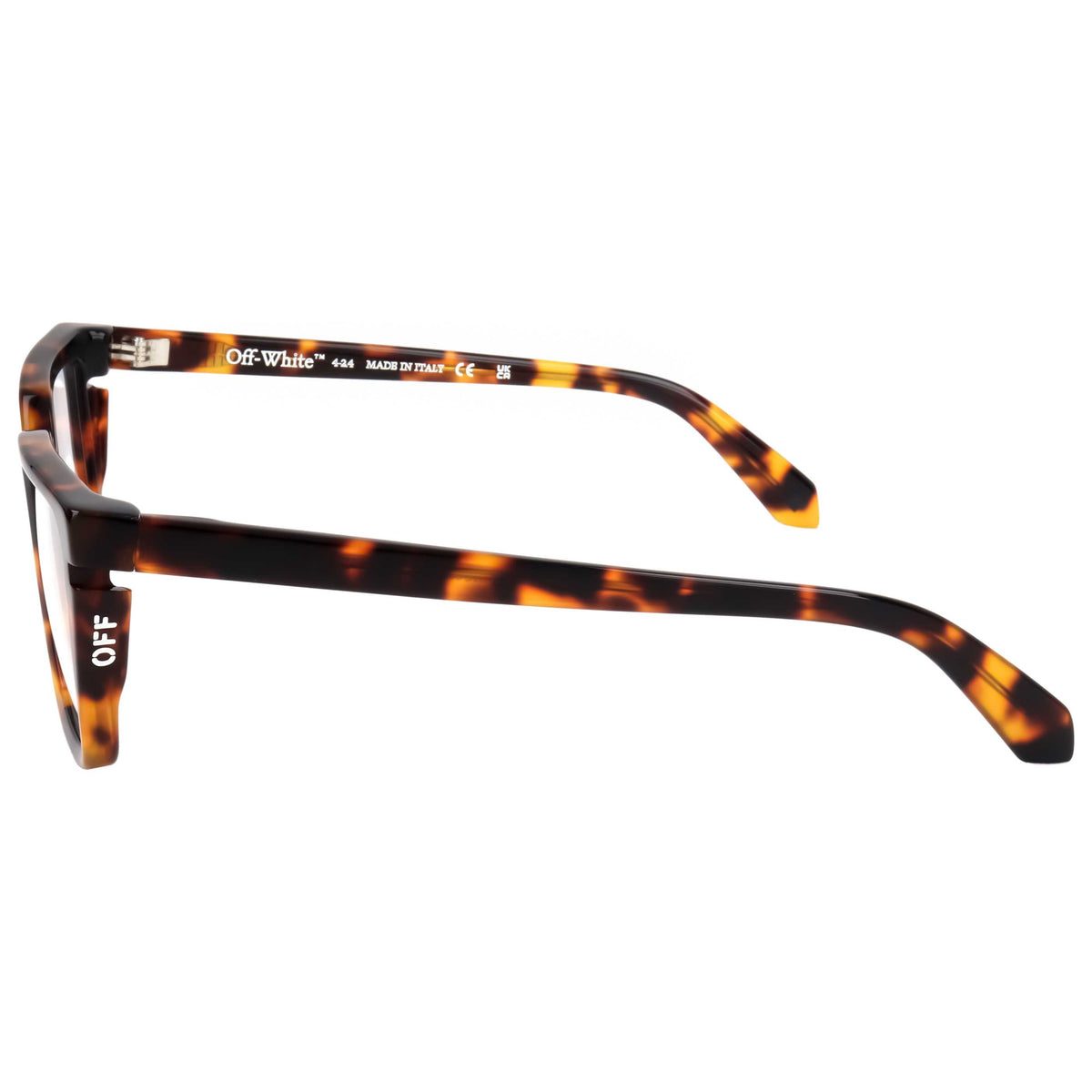 משקפי ראייה Off-White יוניסקס 99 מ״מ בצבע הוואנה