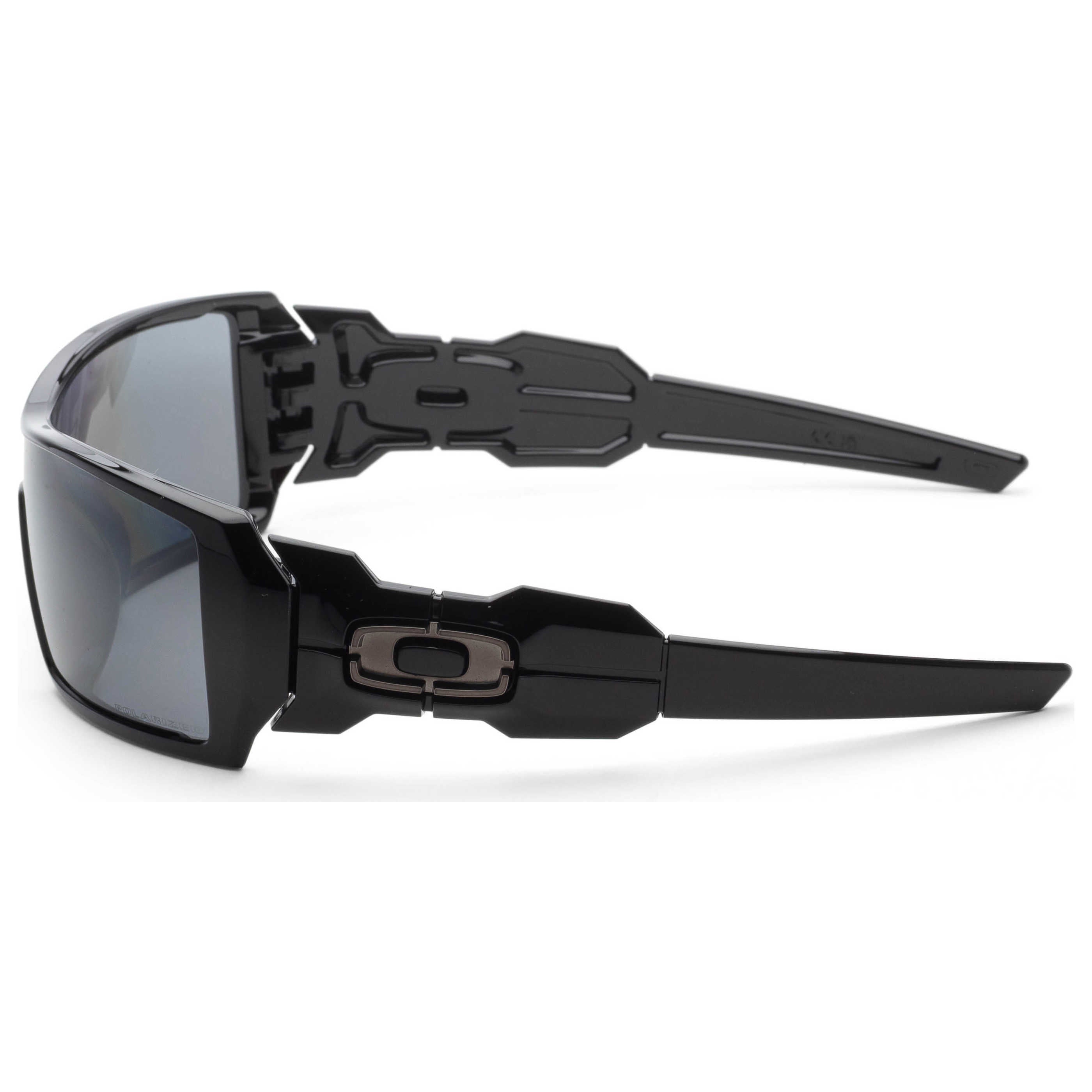 משקפי שמש Oakley דגם Oil Rig לגברים 50 מ״מ בצבע Polished שחור