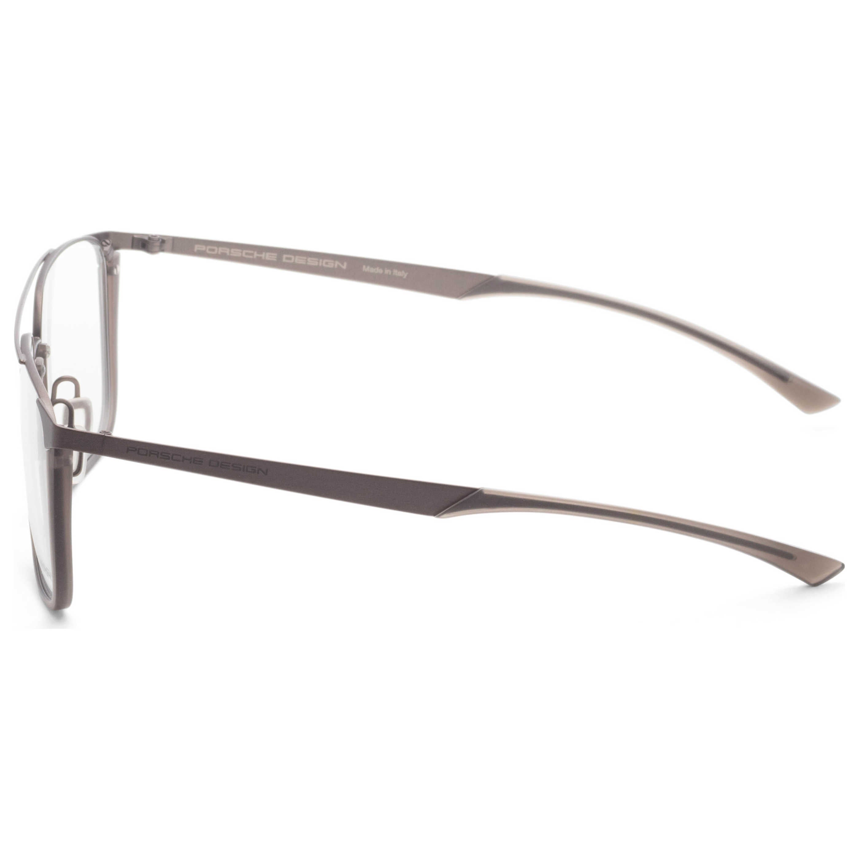 משקפי ראייה Porsche Design דגם P8388 לגברים 57 מ״מ בצבע אפור