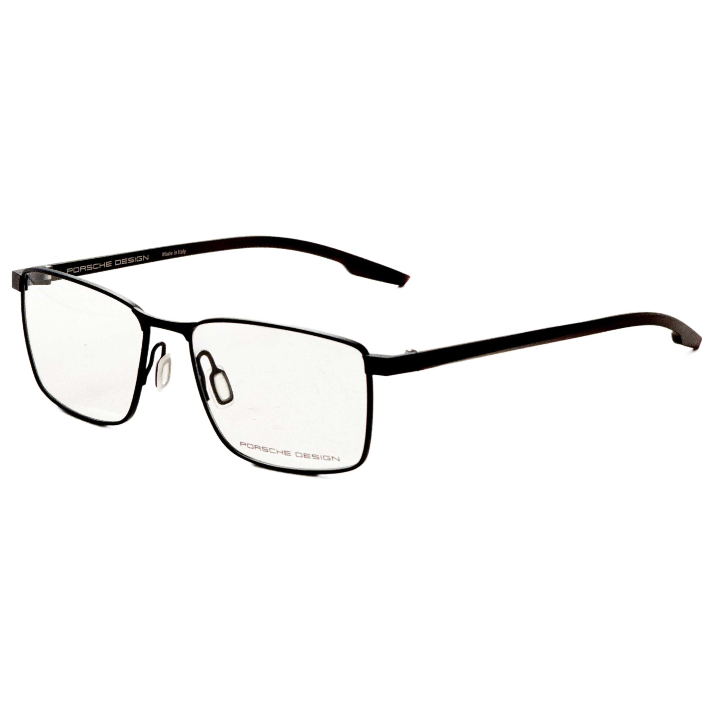 משקפי ראייה Porsche Design דגם P873355A לגברים 55 מ״מ בצבע שחור אדום