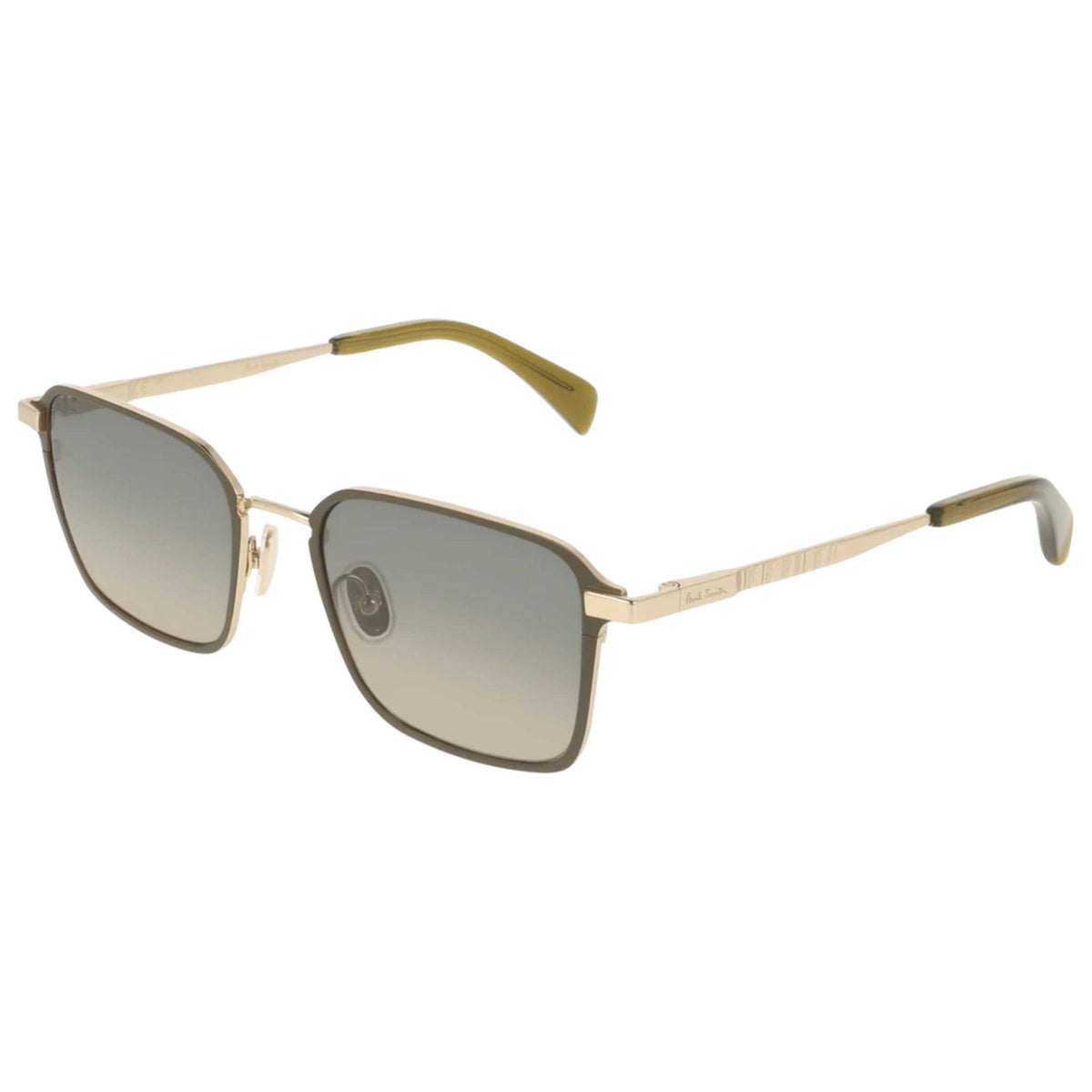Paul Smith Men's Neate 54mm Semi Matte Medium Gold Sunglasses PS25111S-706-54
