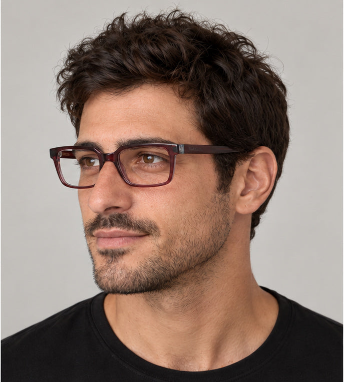 Paul Smith Men's Maltby 53mm Burgundy Azure Eyeglasses PS25604-602-53