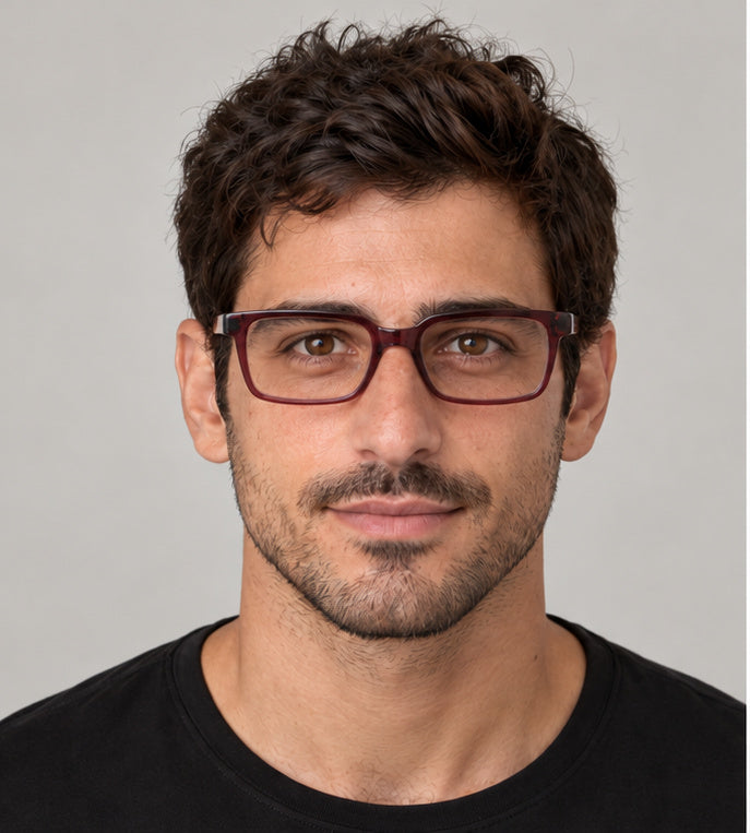 Paul Smith Men's Maltby 53mm Burgundy Azure Eyeglasses PS25604-602-53
