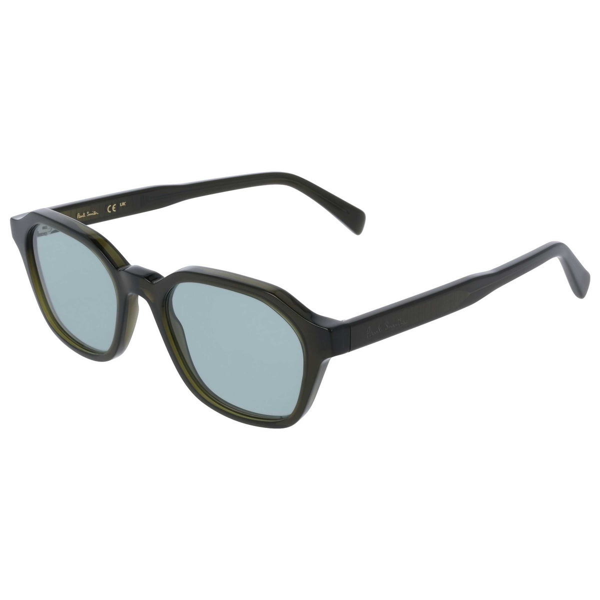 משקפי ראייה Paul Smith דגם Mayton לגברים 52 מ״מ בצבע שקוף Dark ירוק