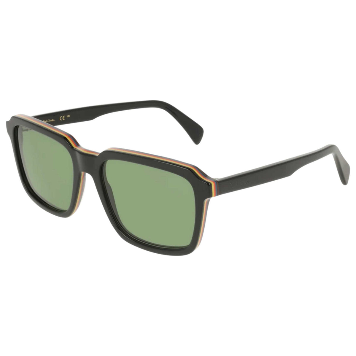 משקפי שמש Paul Smith דגם Newington לגברים 57 מ״מ בצבע שחור Multistripes