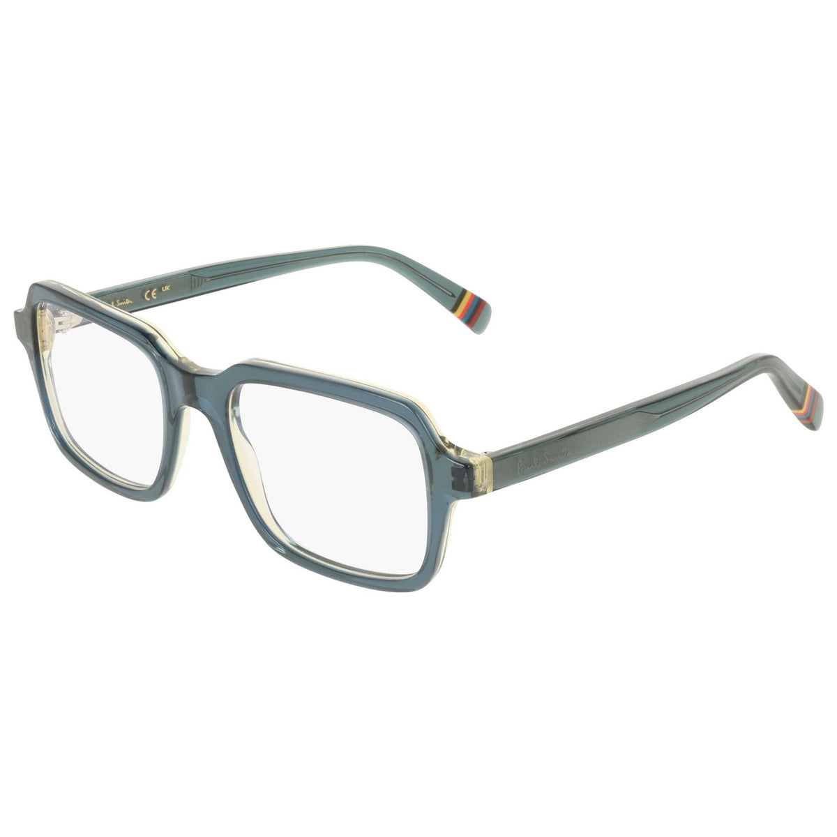 Paul Smith Unisex Norroy 53mm Petrol Yellow Eyeglasses PS25625-401-53