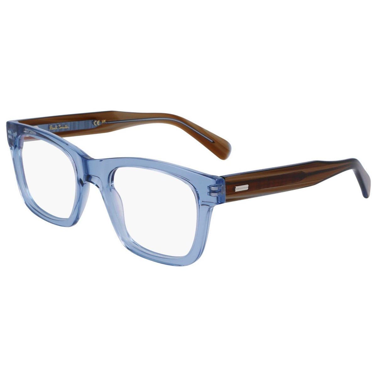 PSOP095-462-53 Unisex Griffin 53mm Crystal Light Blue Eyeglasses PSOP095-462-53