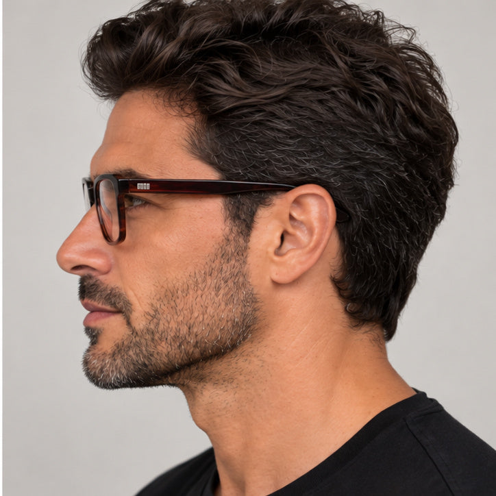 PSOP103-640-54 Men's Hythe 54mm Red Havana Eyeglasses PSOP103-640-54