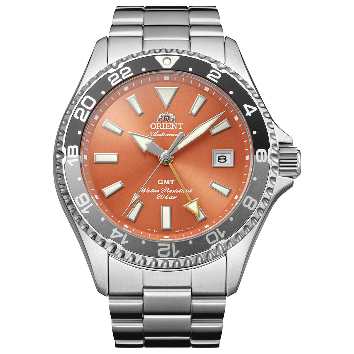 שעון Orient דגם Sports Mako GMT לגברים 42 מ״מ אוטומטי